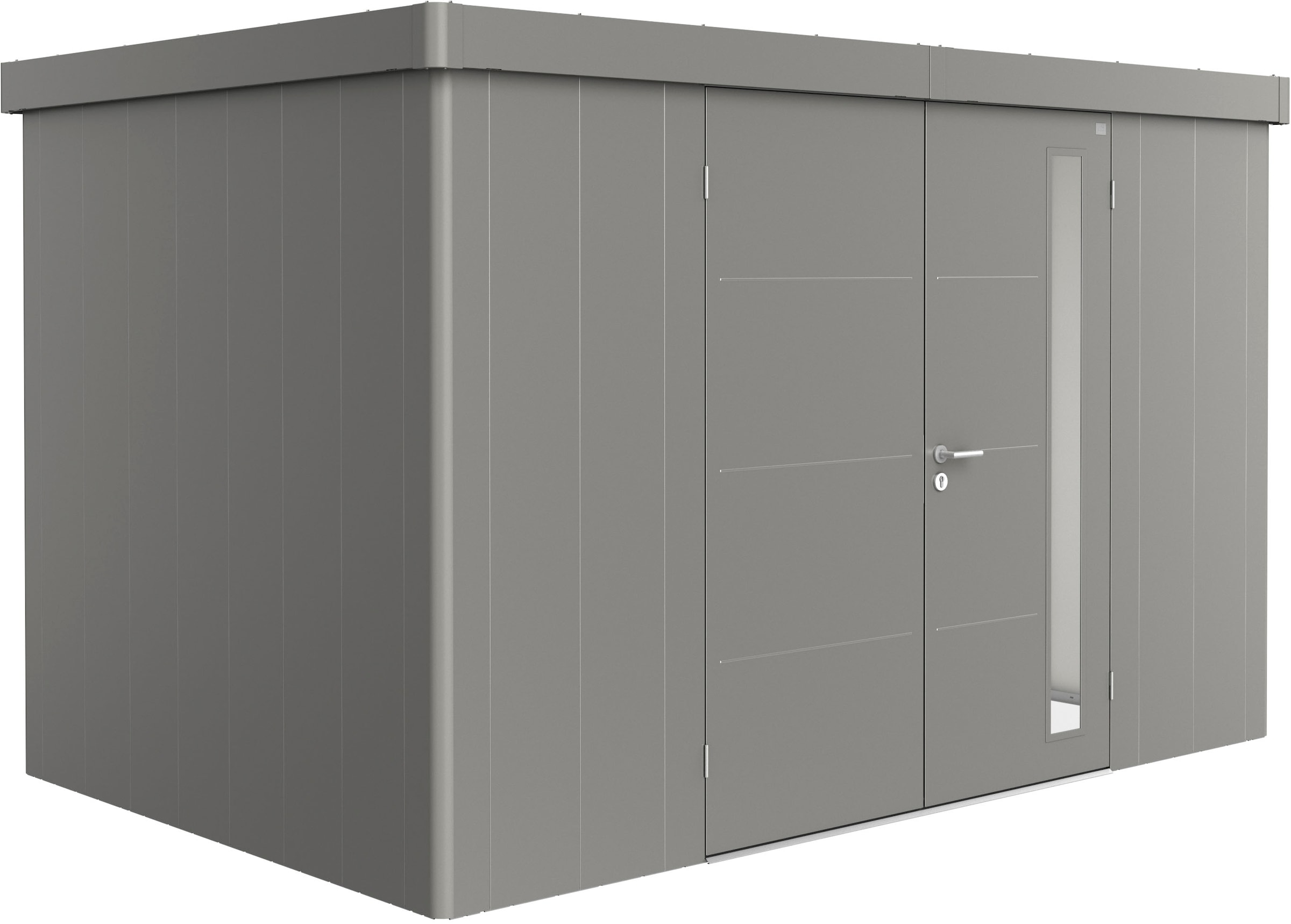 Biohort 1100000002199 "NEO Gr. 2D, verschiedene Farben" stylisches Gartenhaus mit Flachdach