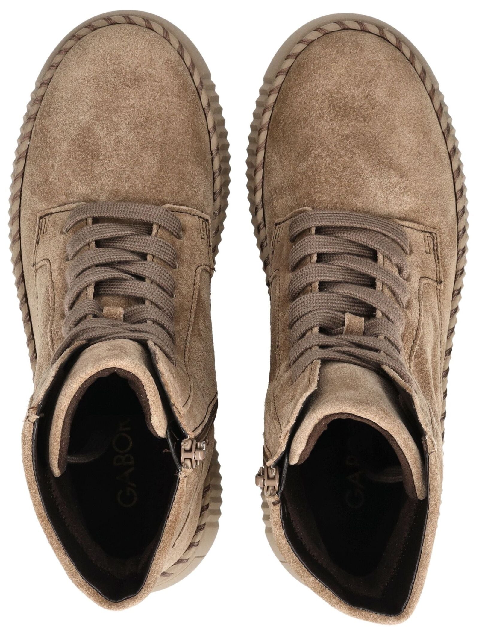 Gabor Schnürstiefelette »Gabor Stiefelette Veloursleder«