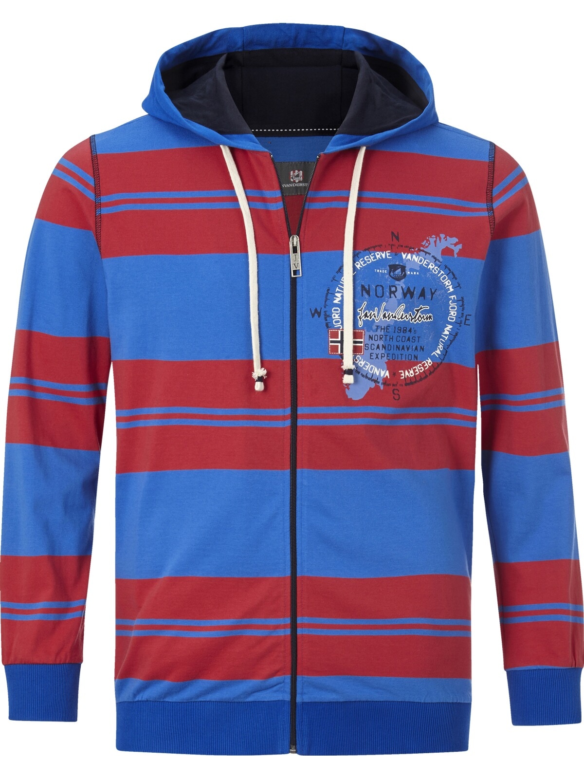 Jan Vanderstorm Kapuzensweatjacke »Sweatjacke WISHART«