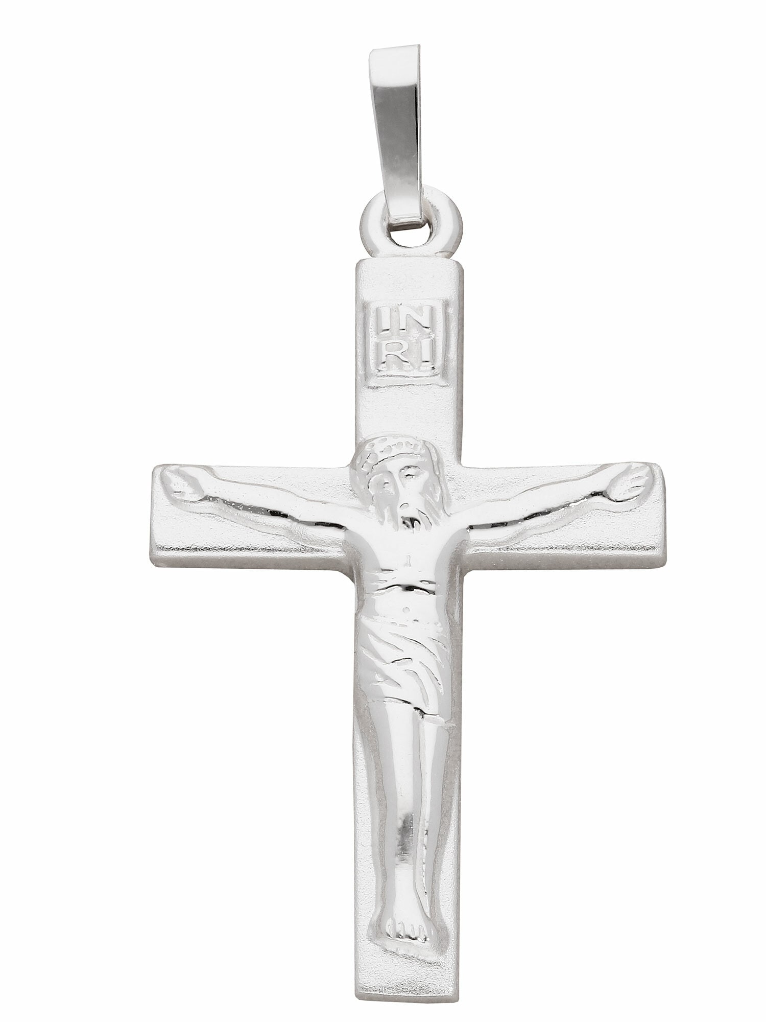 Silber für Silberschmuck »925 Adelia´s Kettenanhänger Herren & Damen Anhänger Korpus« Kreuz
