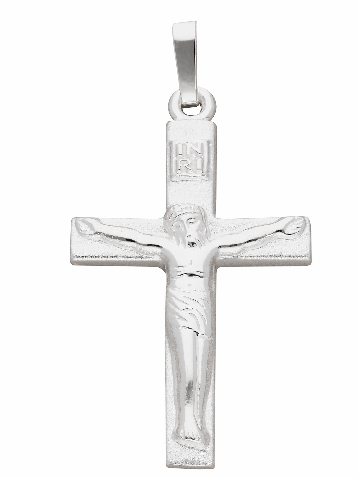 Adelia´s Kettenanhänger »925 Silber Kreuz Anhänger Korpus« Silberschmuck  für Damen & Herren