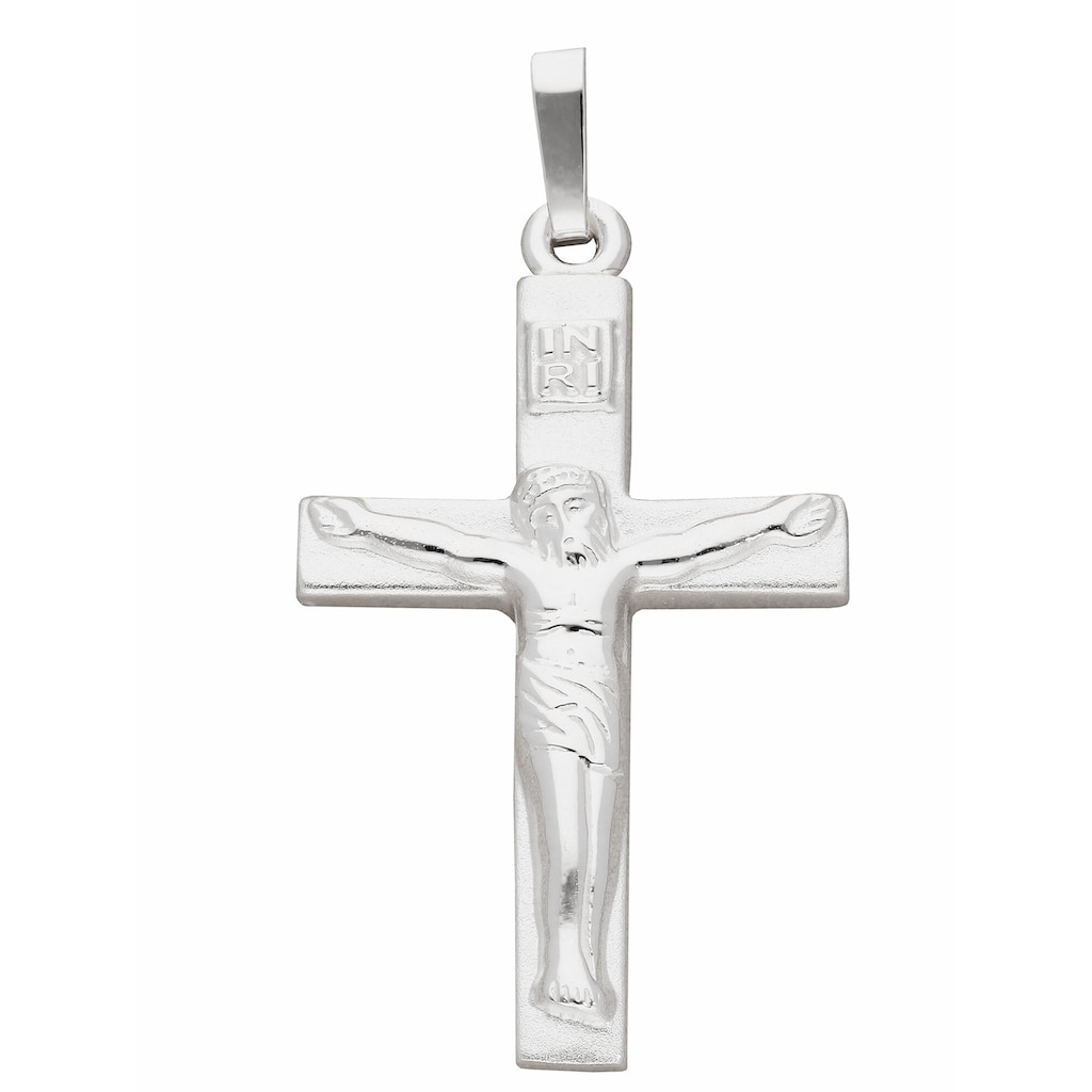 Adelia´s Kettenanhänger »925 Silber Kreuz Anhänger Korpus« Silberschmuck  für Damen & Herren