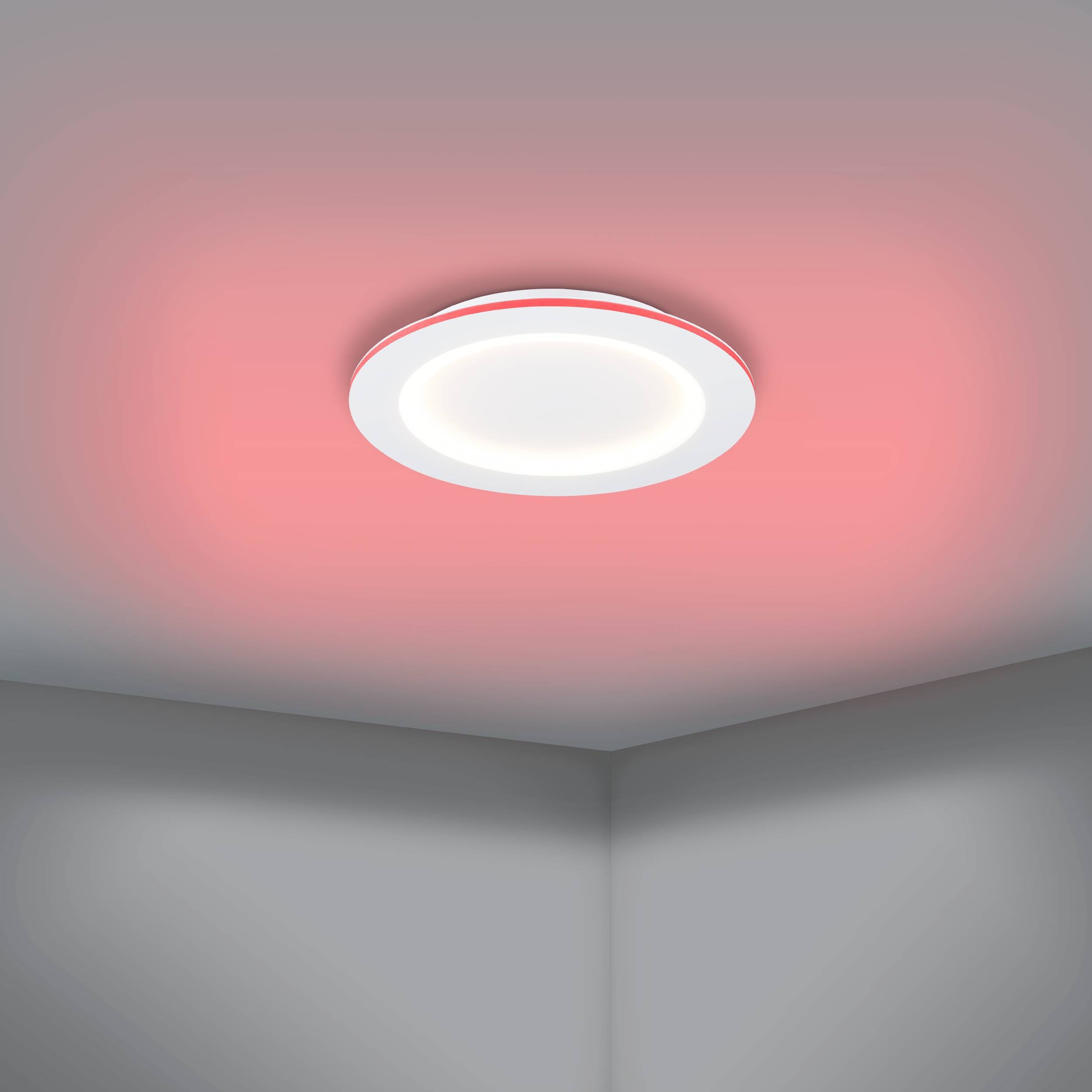 EGLO Deckenleuchte »Padrogiano-Z Deckenlampe, ZigBee 3.0, App und Sprachsteuerung, Lampe« LED-Modul 1 Stk. Kaltweiß | RGB ZigBee, App und Sprachsteuerung Alexa, RGB Rahmen, dimmbar, Ø 45 cm