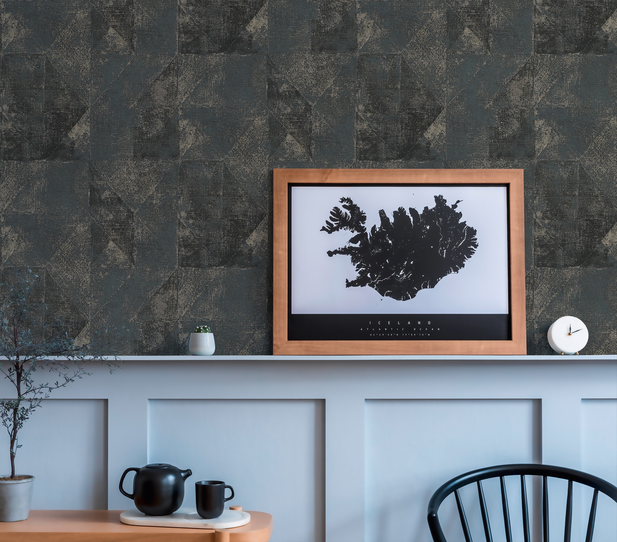 A.S. Création Vliestapete »Metallic Grafik«, leicht glänzend-gemustert-abstrakt, Grafiktapete mit Metalliceffekt Strukturiert Tapeten Wohnzimmer Flur