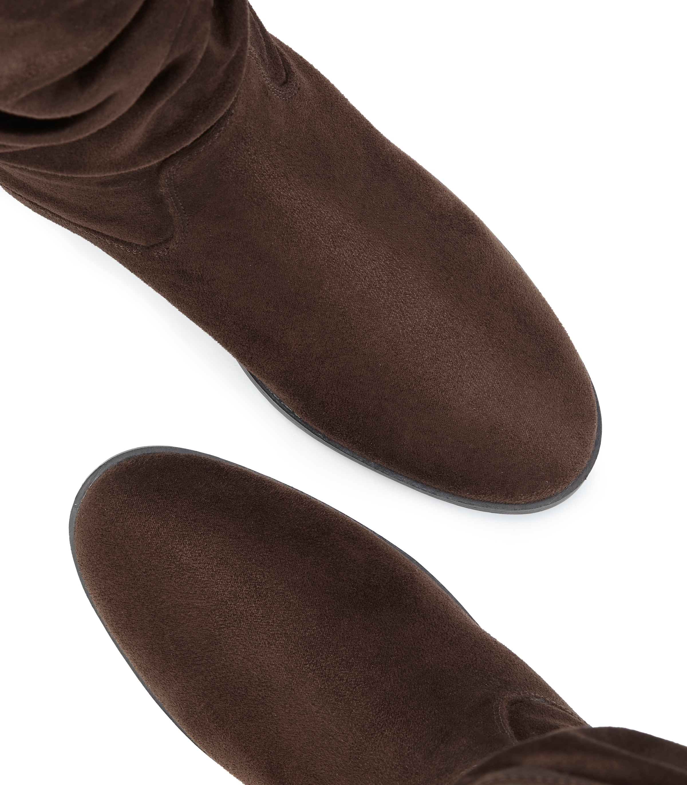 LASCANA Stiefel »Stiefelette,«  mit Gummi-Kordelzug, in zwei verschiedenen Längen tragbar VEGAN