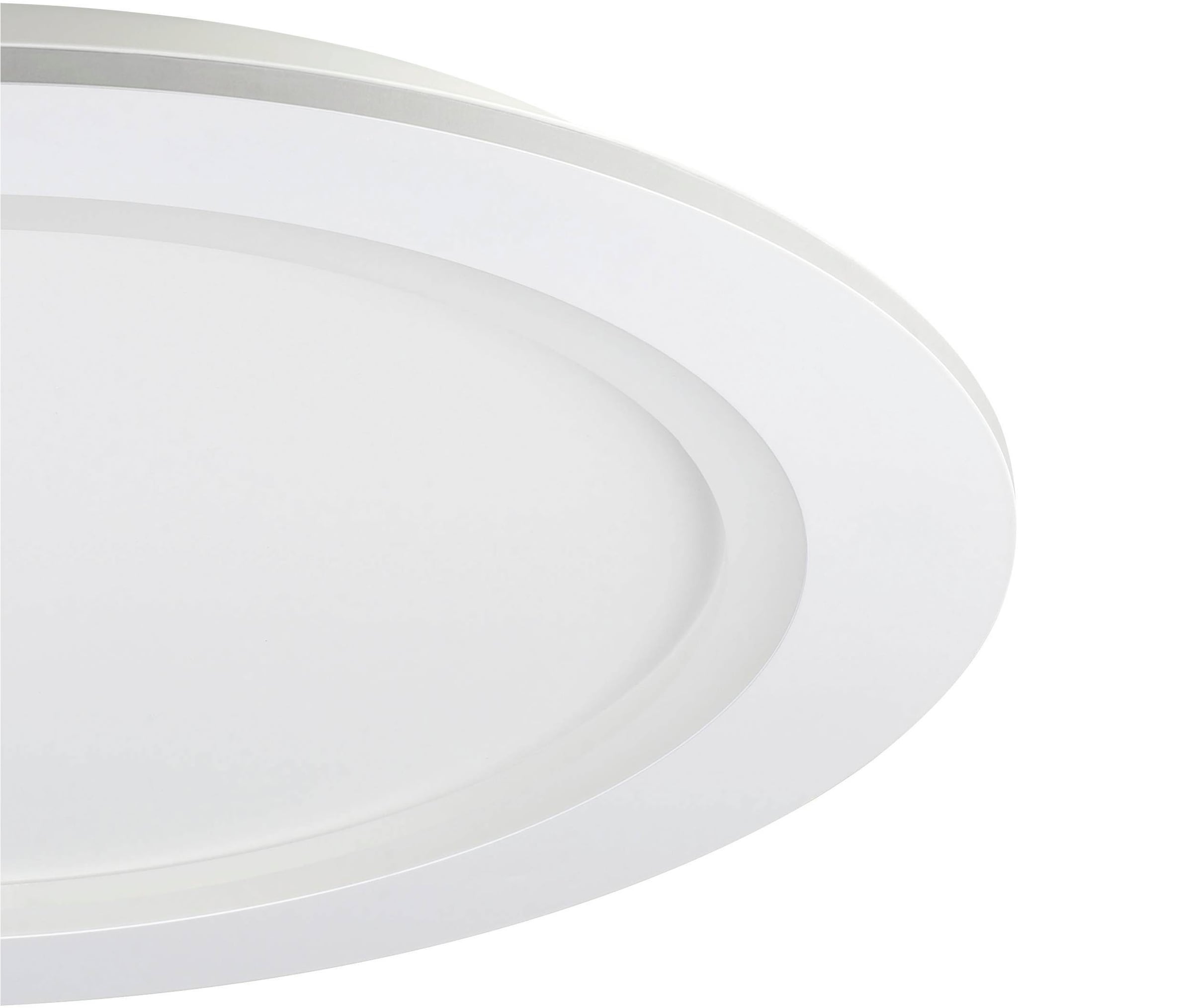 EGLO Deckenleuchte »Padrogiano-Z Deckenlampe, ZigBee 3.0, App und Sprachsteuerung, Lampe« LED-Modul 1 Stk. Kaltweiß | RGB ZigBee, App und Sprachsteuerung Alexa, RGB Rahmen, dimmbar, Ø 60 cm