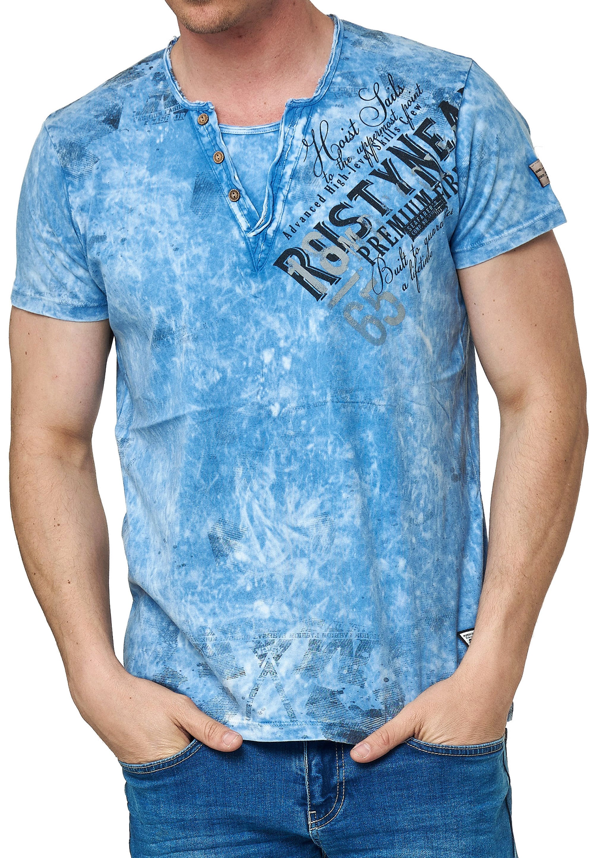 Rusty Neal T-Shirt, im coolen Used-Look-Design