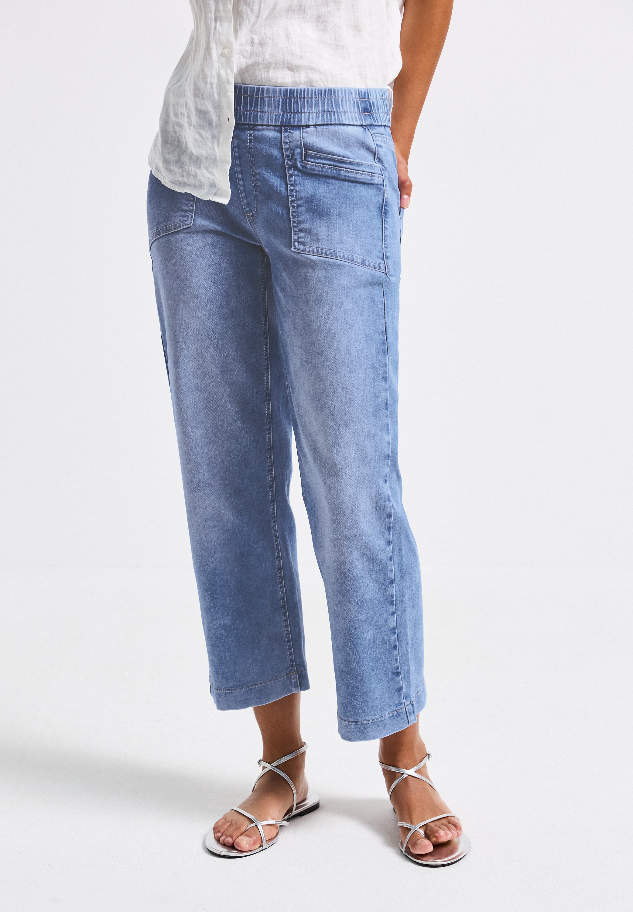 STREET ONE Straight-Jeans, Middle Waist günstig online kaufen