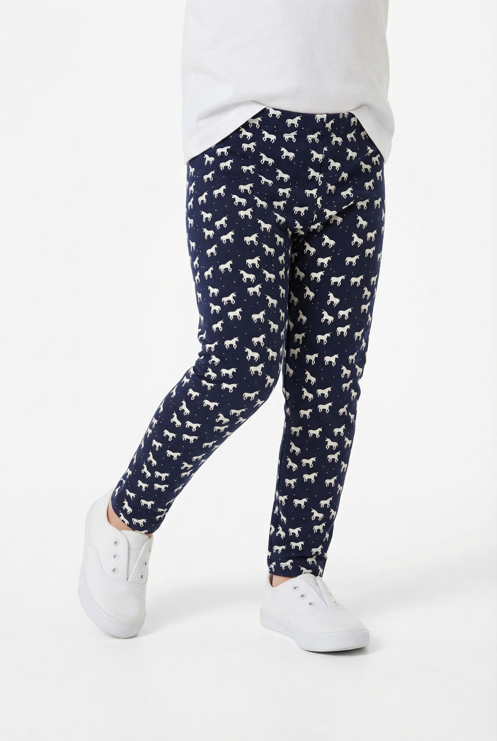 happy girls Sweatleggings im tollen Einhorn-Alloverprint