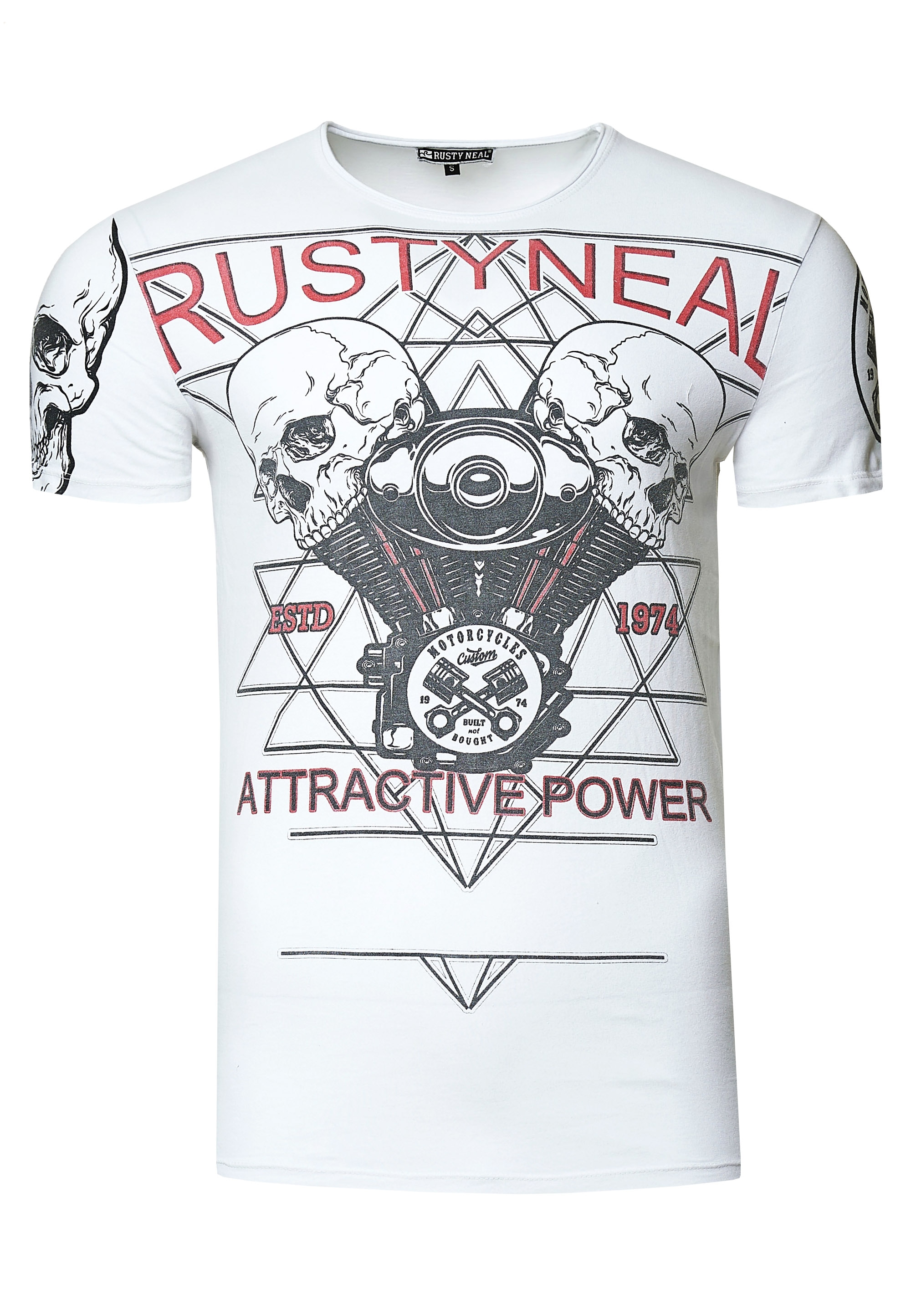 Rusty Neal T-Shirt, mit coolem Frontprint