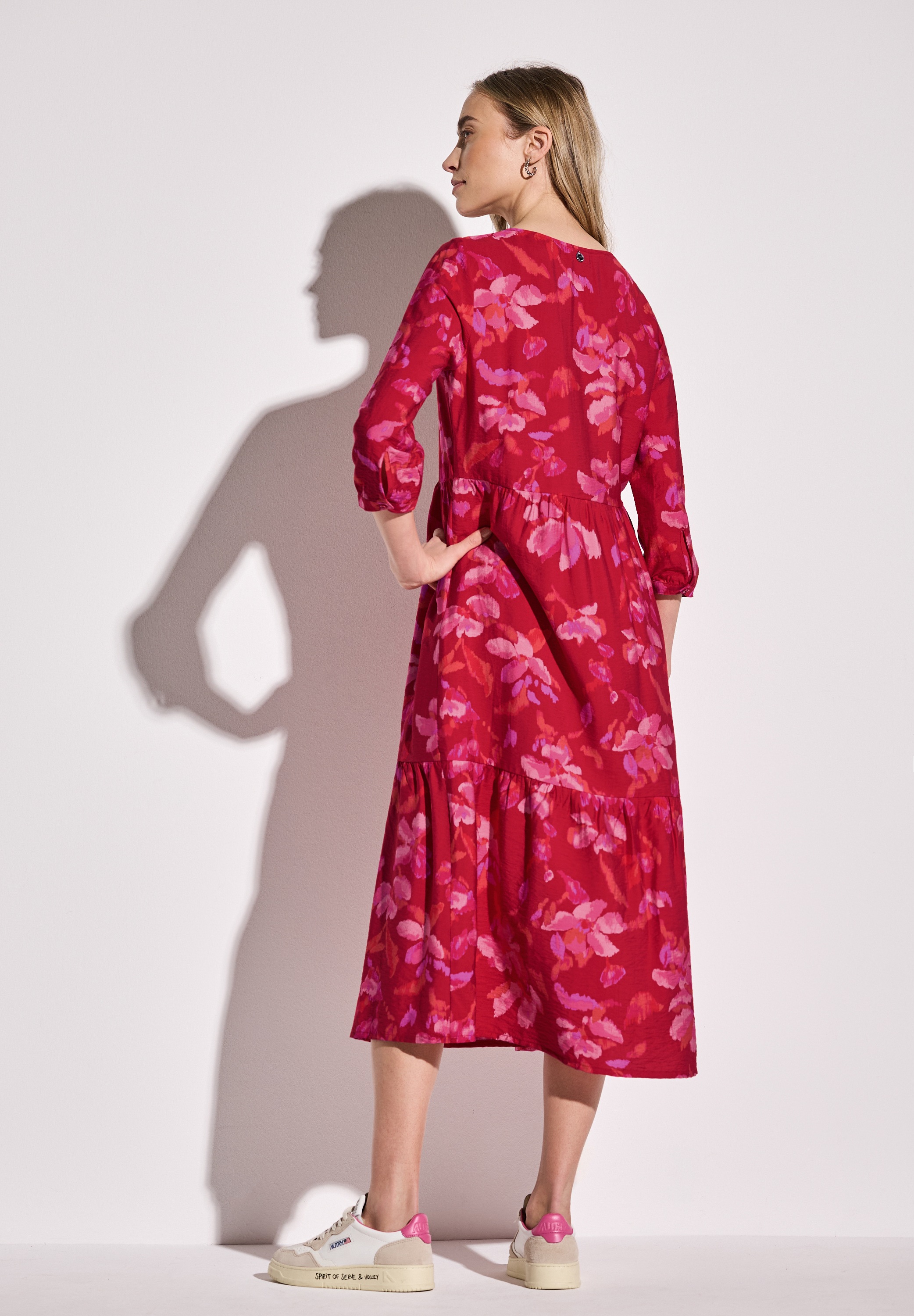 STREET ONE Tunikakleid, Sommerkleid mit Volants günstig online kaufen