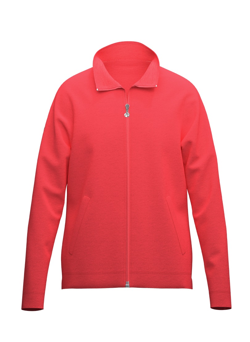 Trigema Sweatjacke "TRIGEMA Jacke mit funkelnden Strass-Steinen" 1 tlg. günstig online kaufen