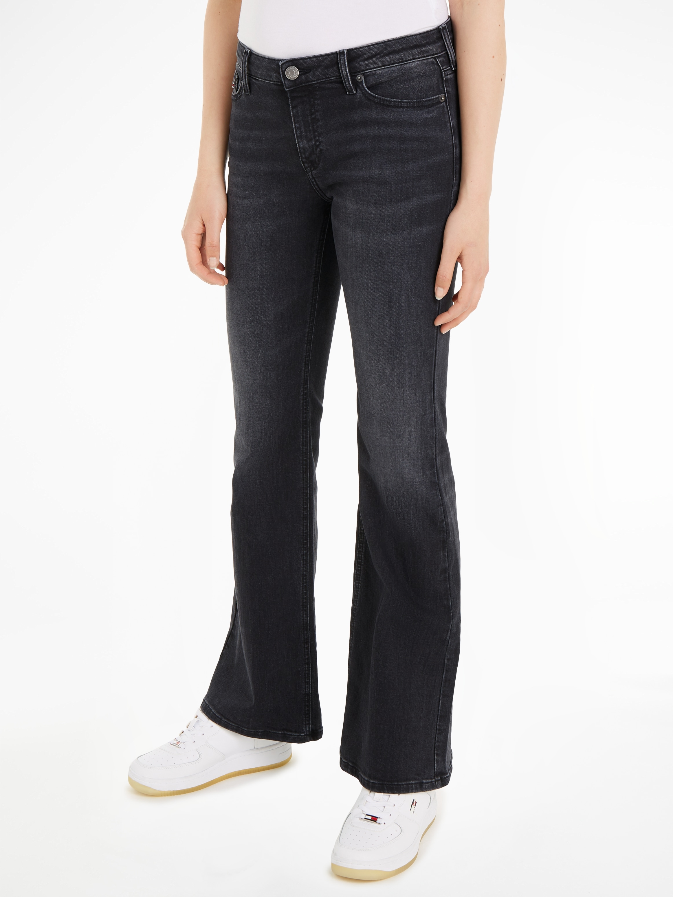 Bequeme Jeans, mit Ledermarkenlabel