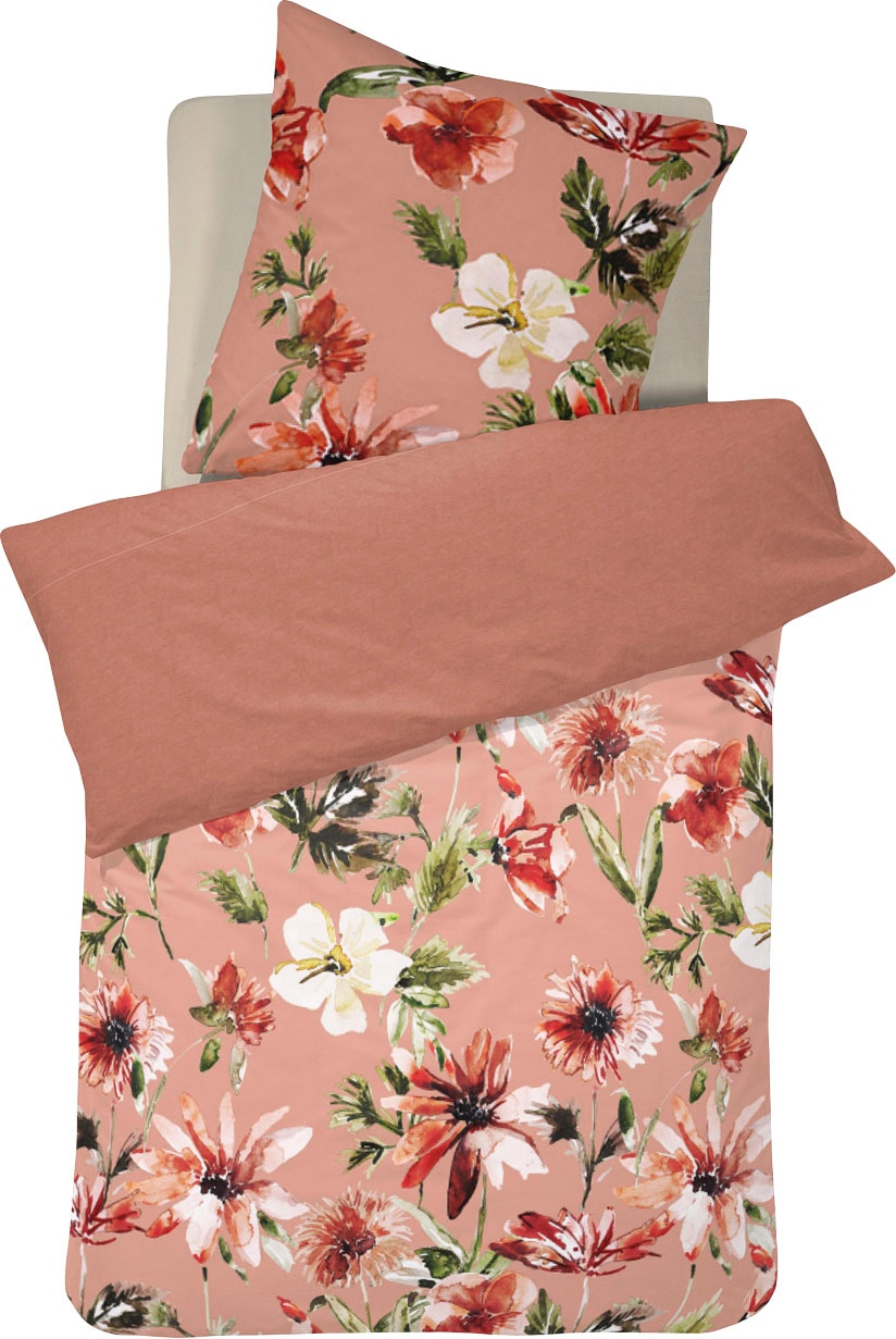 Cinderella Wendebettwäsche "Cleo" 2 Stk. tlg. mit floralem Print günstig online kaufen