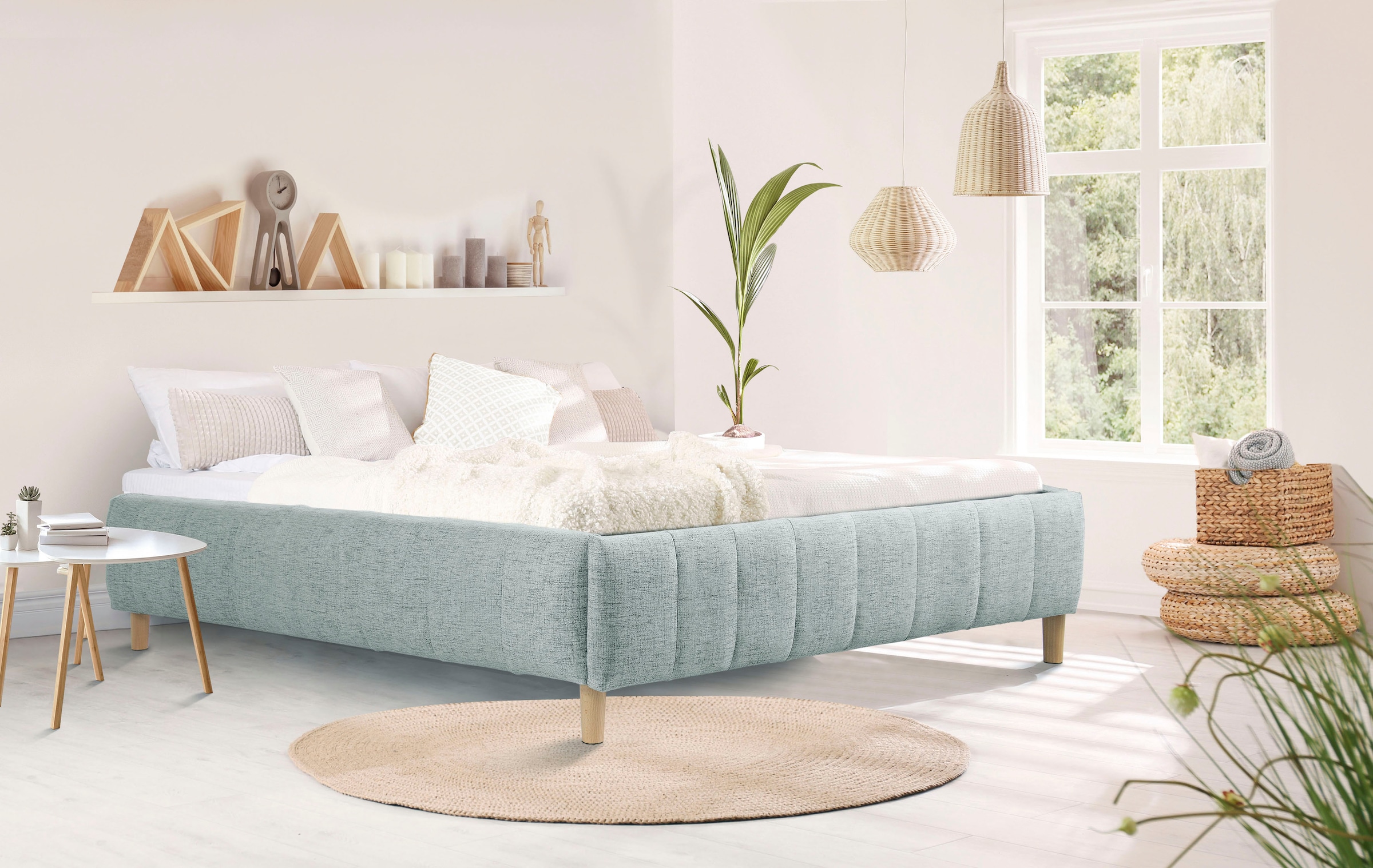 Home affaire Polsterbett "Tarje" in 5 Breiten, auch in Überlänge 220 cm, in günstig online kaufen