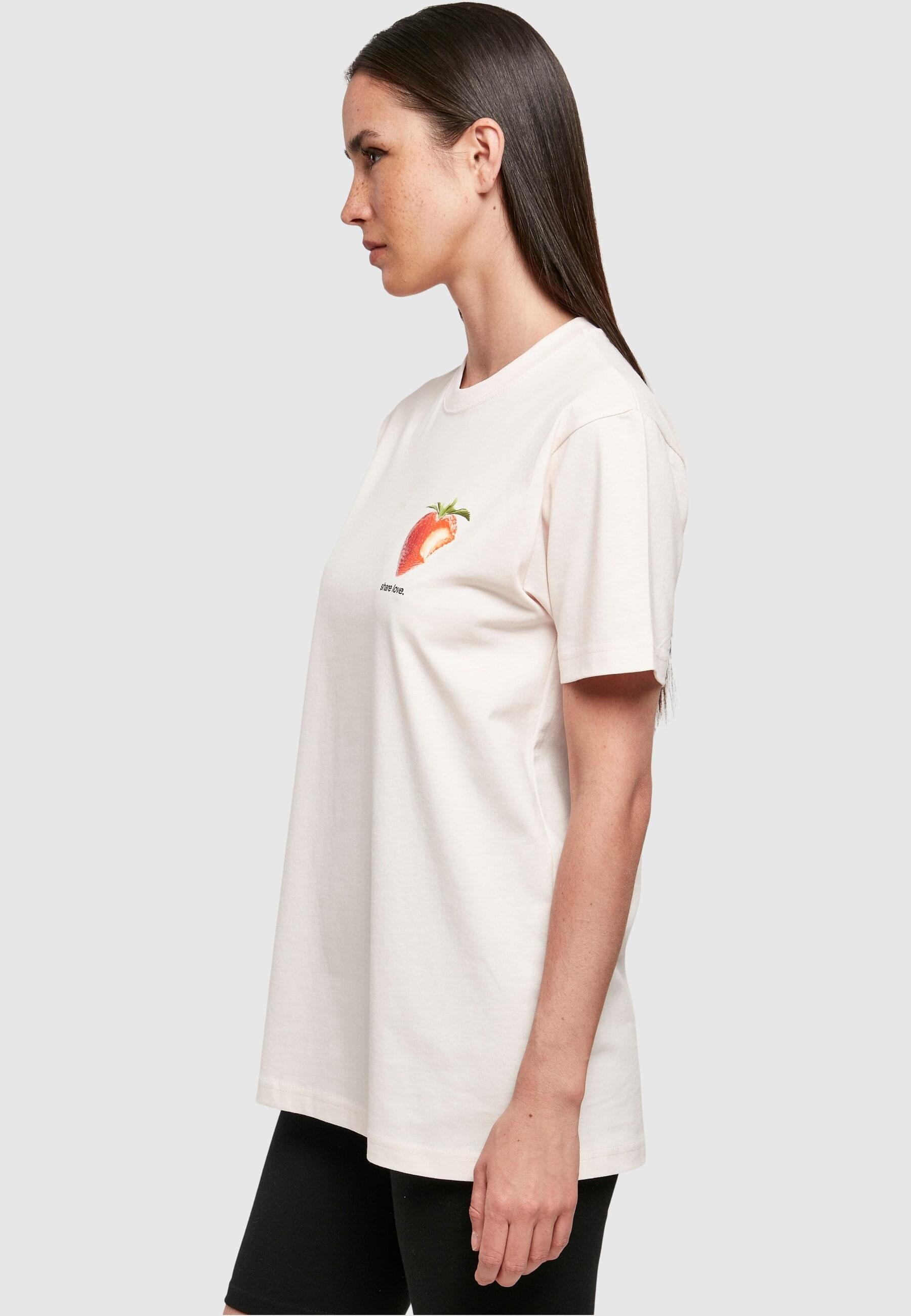 MisterTee Kurzarmshirt »MisterTee Damen Ladies Share Love Tee«, (1 tlg.)