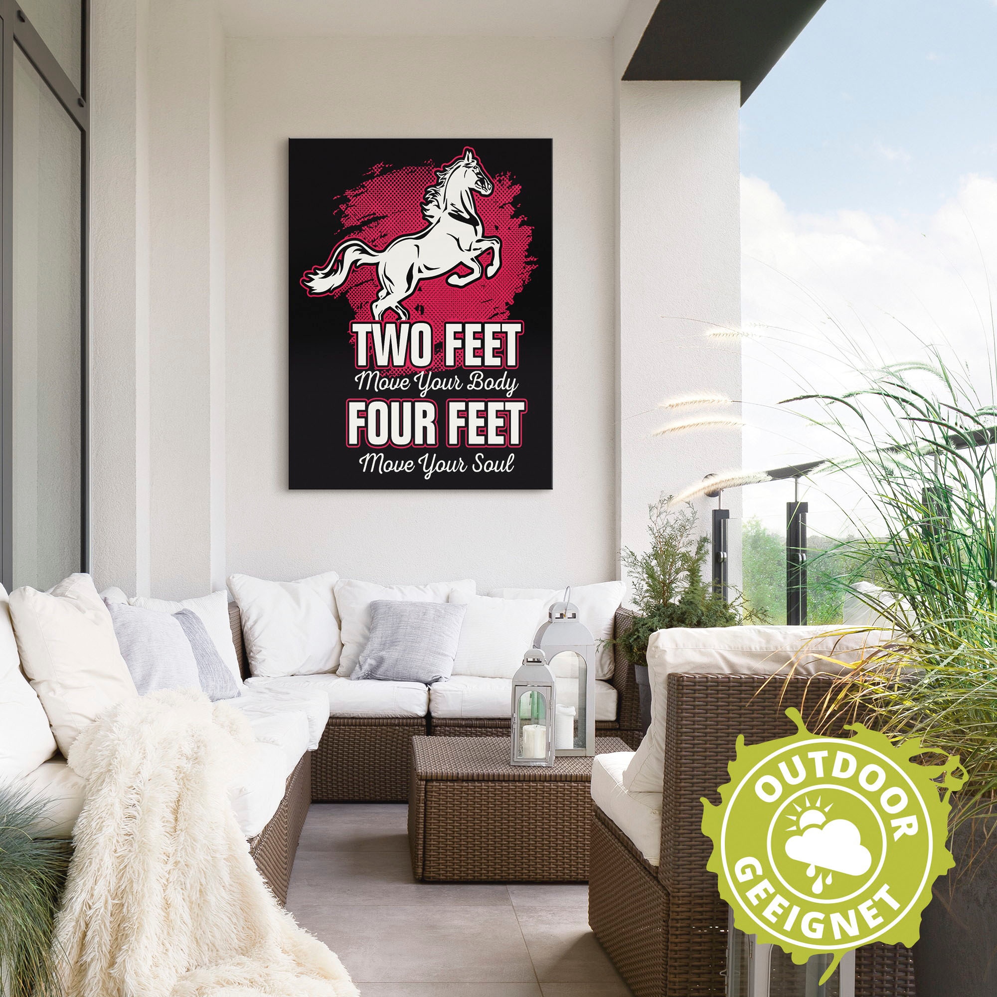 Artland Poster »Bild für Reiter und Pferde-Fans«, Sprüche & Texte, (1 St.), als Alubild, Leinwandbild, Wandaufkleber oder Poster in versch. Größen