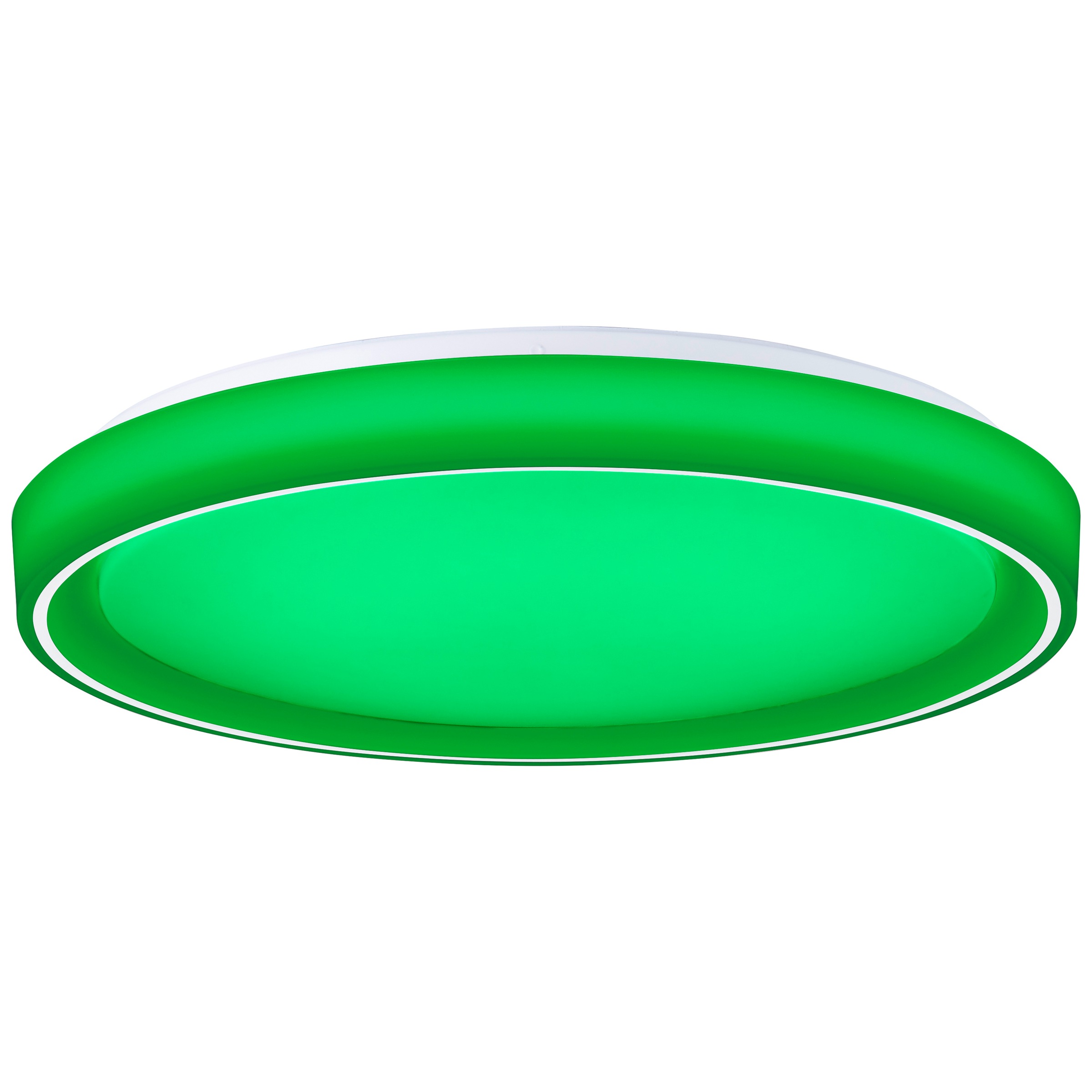 Brilliant LED Deckenleuchte »Floco« LED-Modul 1 Stk. warmweiß - kaltweiß 50 cm, 3600 lm, 3000-6500 K, CCT, RGB, dimmbar, weiß