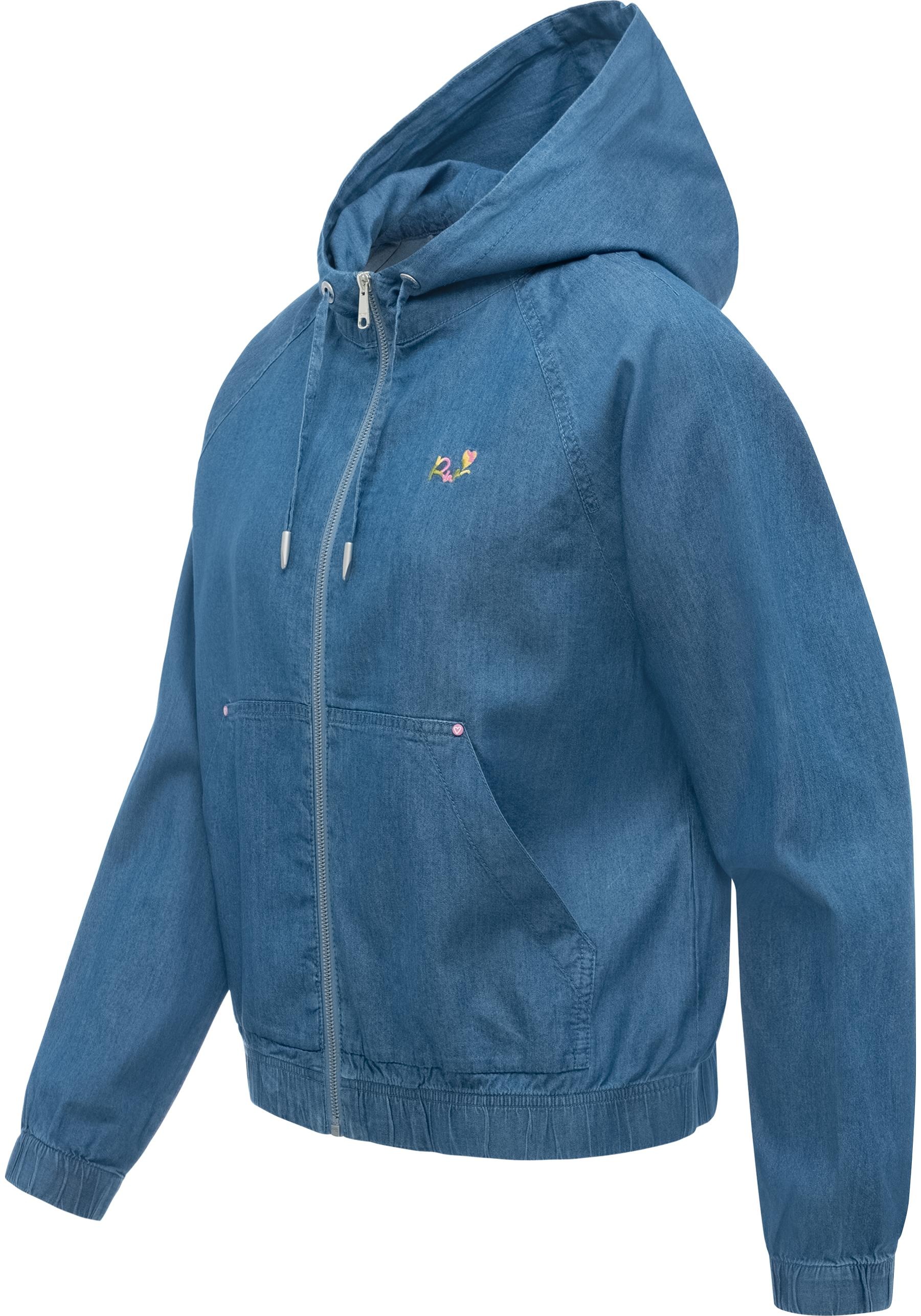 Ragwear Outdoorjacke »Anndra Denim« mit Kapuze Übergangsjacke in Jeans-Optik