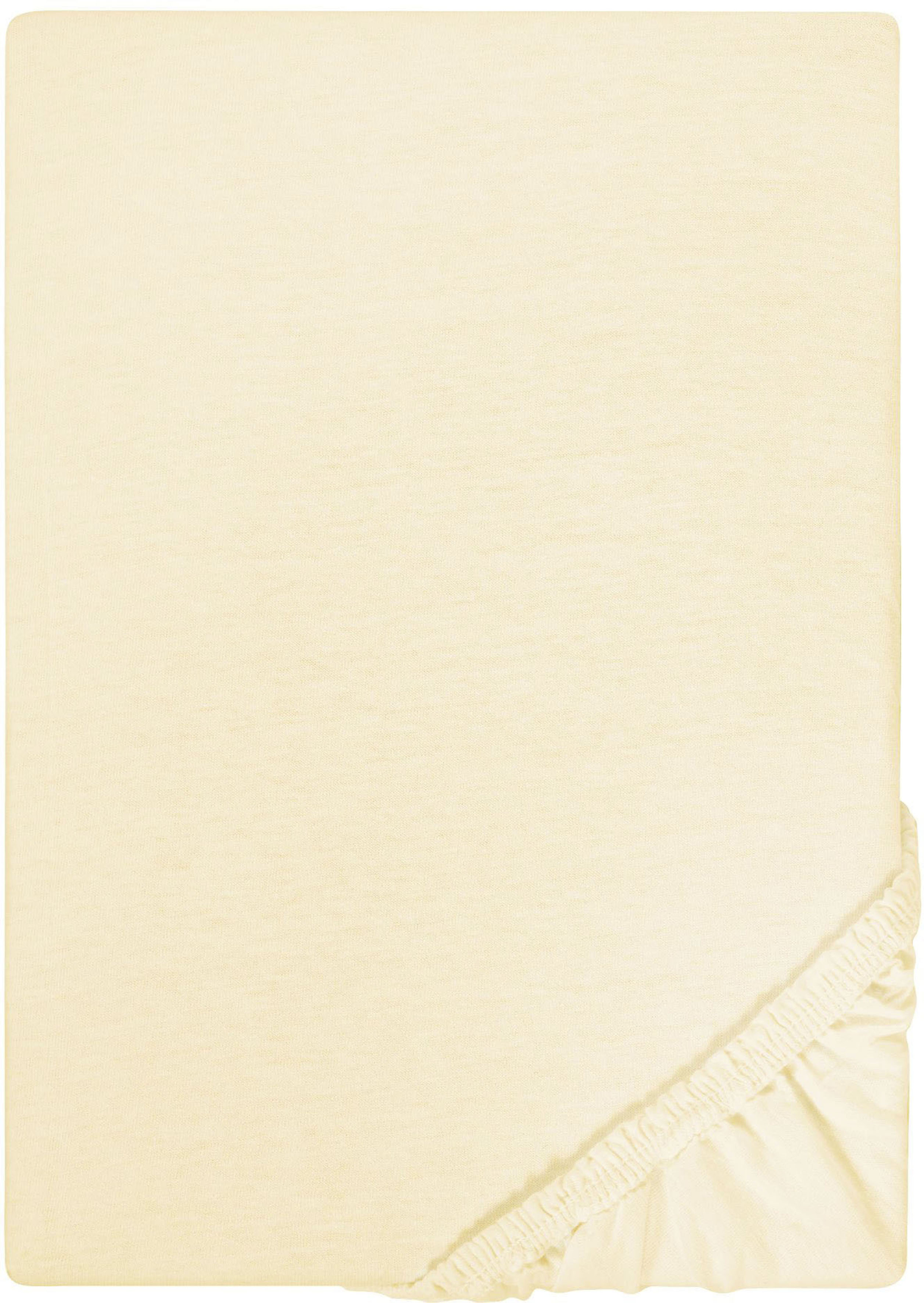 Thumbnail - Castell - Markenbettwäsche Spannbettlaken "Jersey in Gr. 90x200, 140x200 oder 180x200 cm" aus Baumwolle, für Matratzen b...