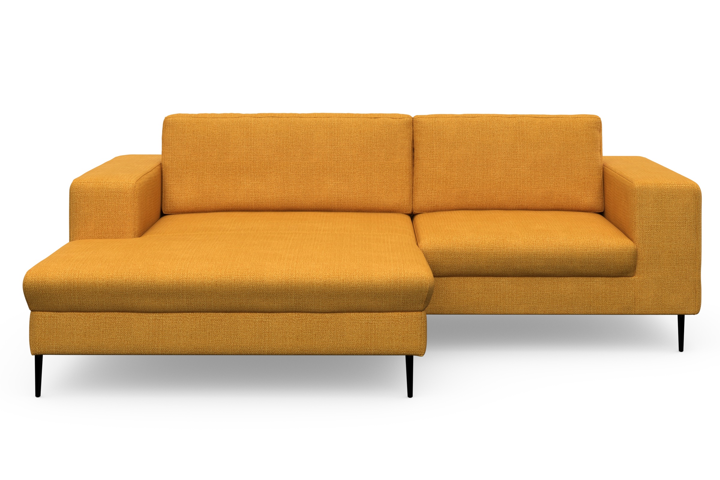 DOMO collection Ecksofa »Modica kompakt und elegant, Breite 244, L-Form«, moderne Optik mit extrabreiter Recamiere, auch in Cord