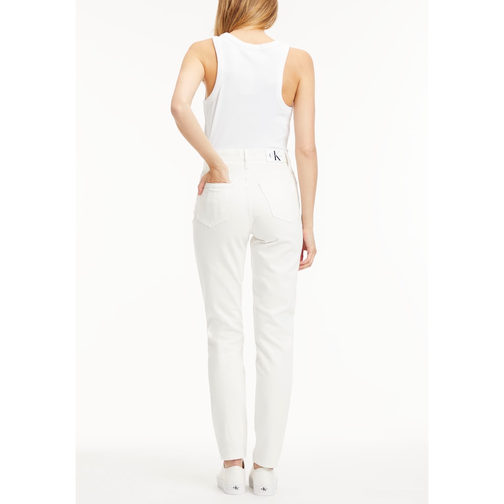 Calvin Klein Jeans Mom-Jeans, mit hohem Bund im 5-Pocket-Style
