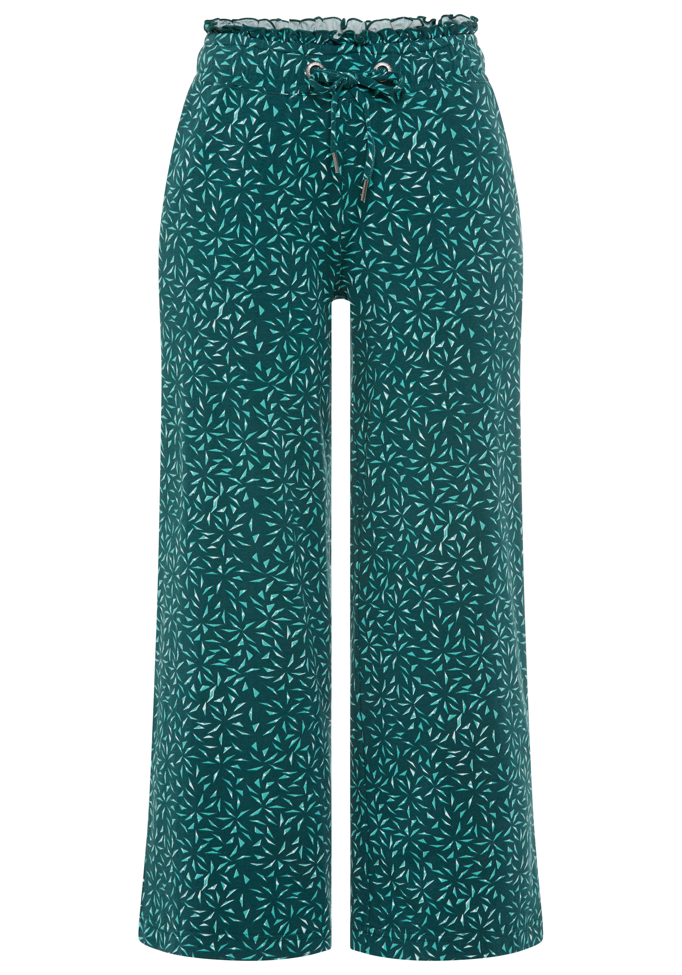 KangaROOS Culotte  weite Jerseyhose, mit Eingrifftaschen, mit Bindeband am Bund