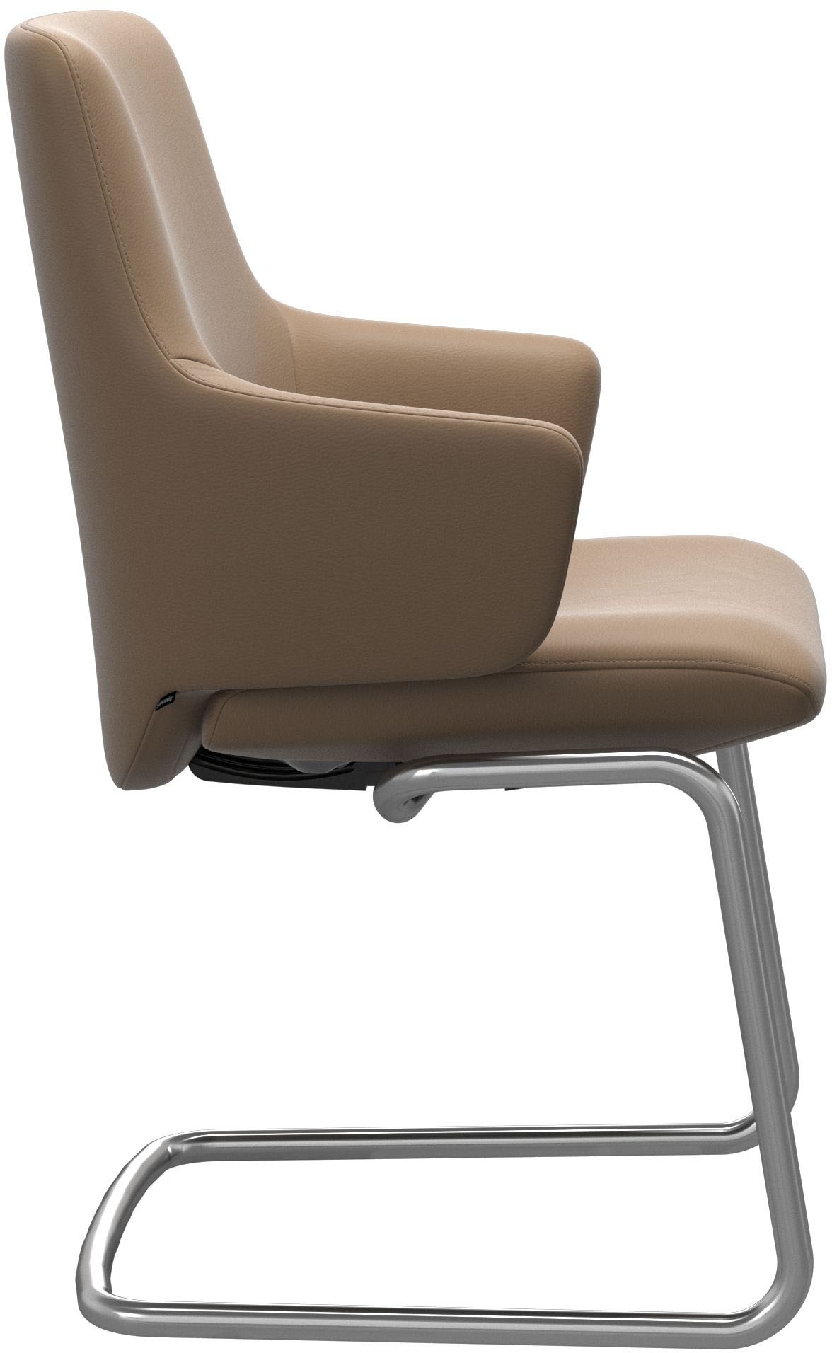 Stressless® Polsterstuhl »Laurel«, Leder PALOMA, Low Back mit Armlehne, Größe L, mit Beinen aus Stahl in Chrom matt