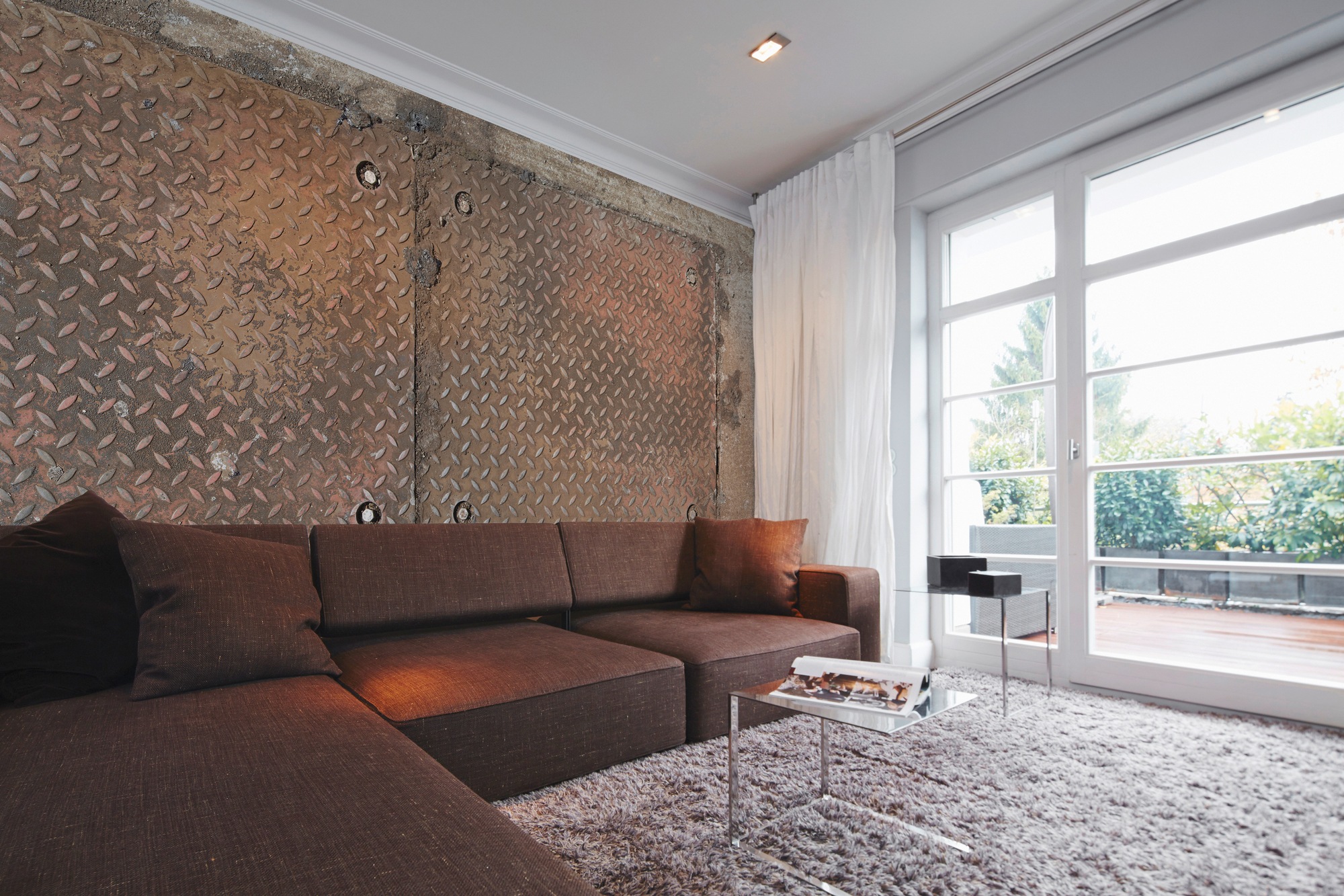 Architects Paper Fototapete "Iron Plate" Vlies, Wand, Schräge günstig online kaufen