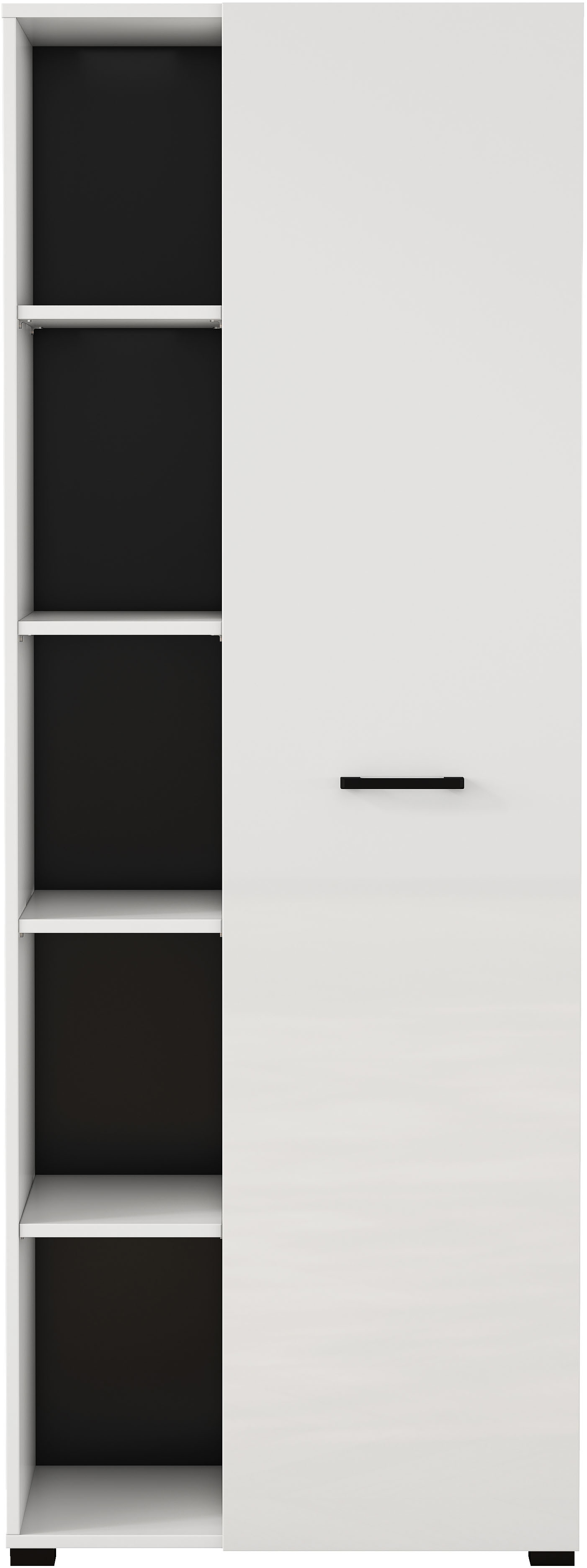 OTTO home Aktenschrank "Moid, moderner Mehrzweckschrank," Maße: 64,5x41,5x175 cm, 5 Fächer mit viel Stauraum