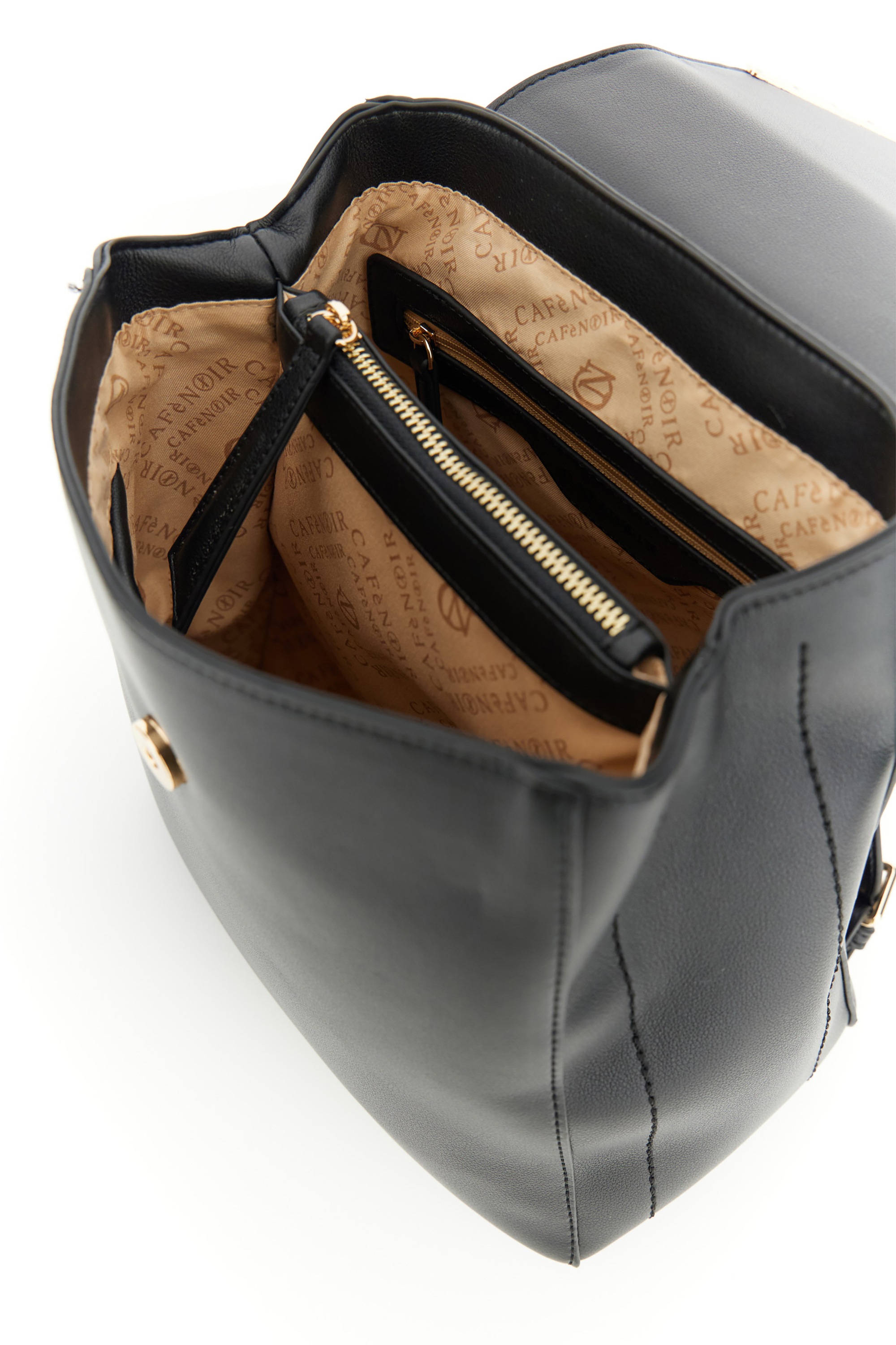 CAFèNoir Tagesrucksack »BACKPACK WITH FLAP C3NI1128 Damen« Rucksack Damen, Tagesrucksack, Fashion, Lifestyle, Freizeit, Sale