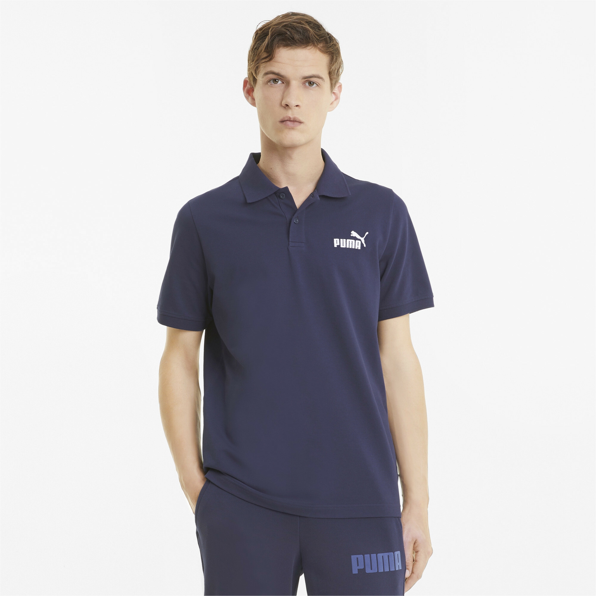 PUMA Poloshirt »Essentials Pique Poloshirt Herren«