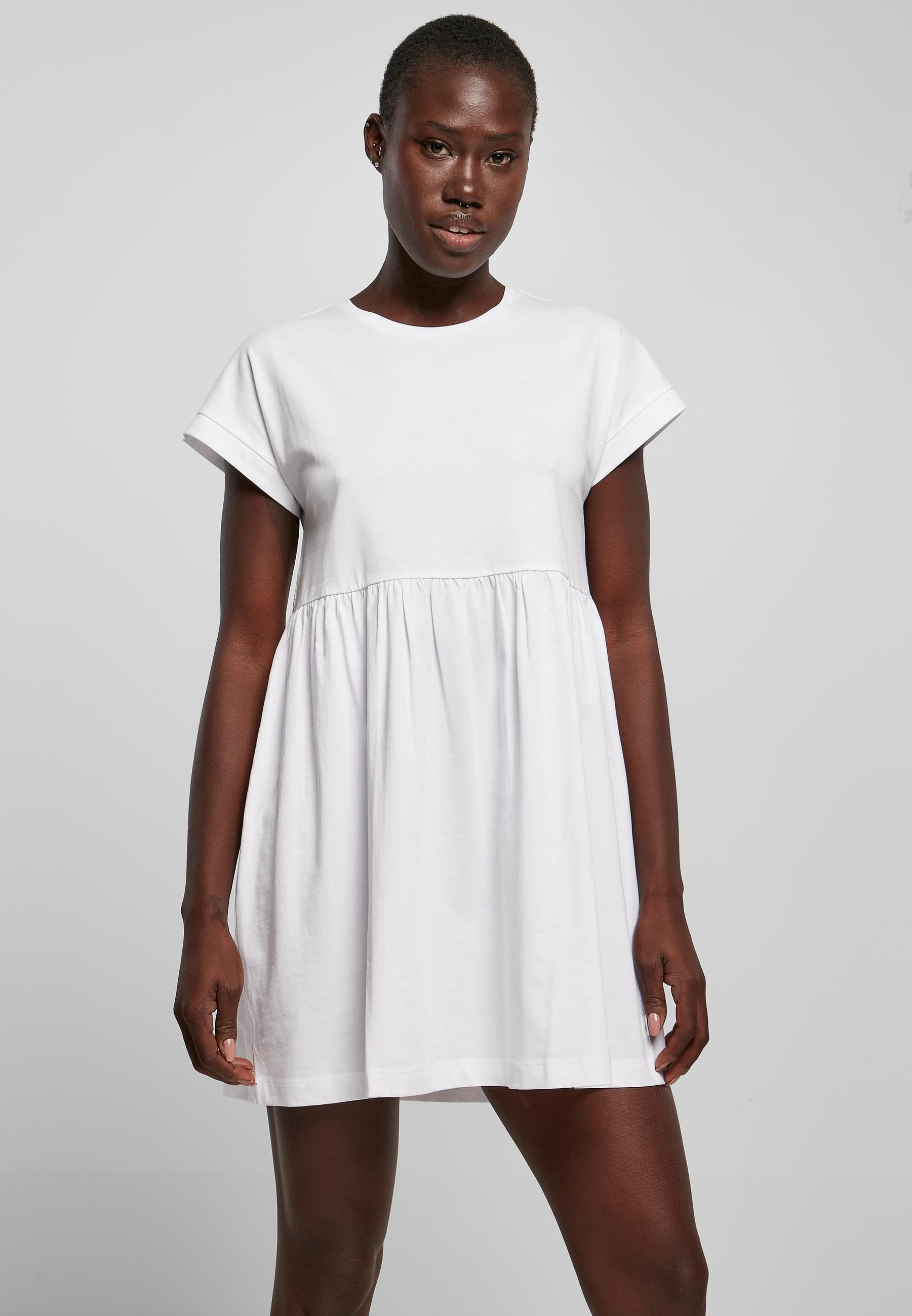 URBAN CLASSICS Shirtkleid »Urban Classics Damen Ladies Organic Empire Valance Tee Dress«, (1 tlg.)