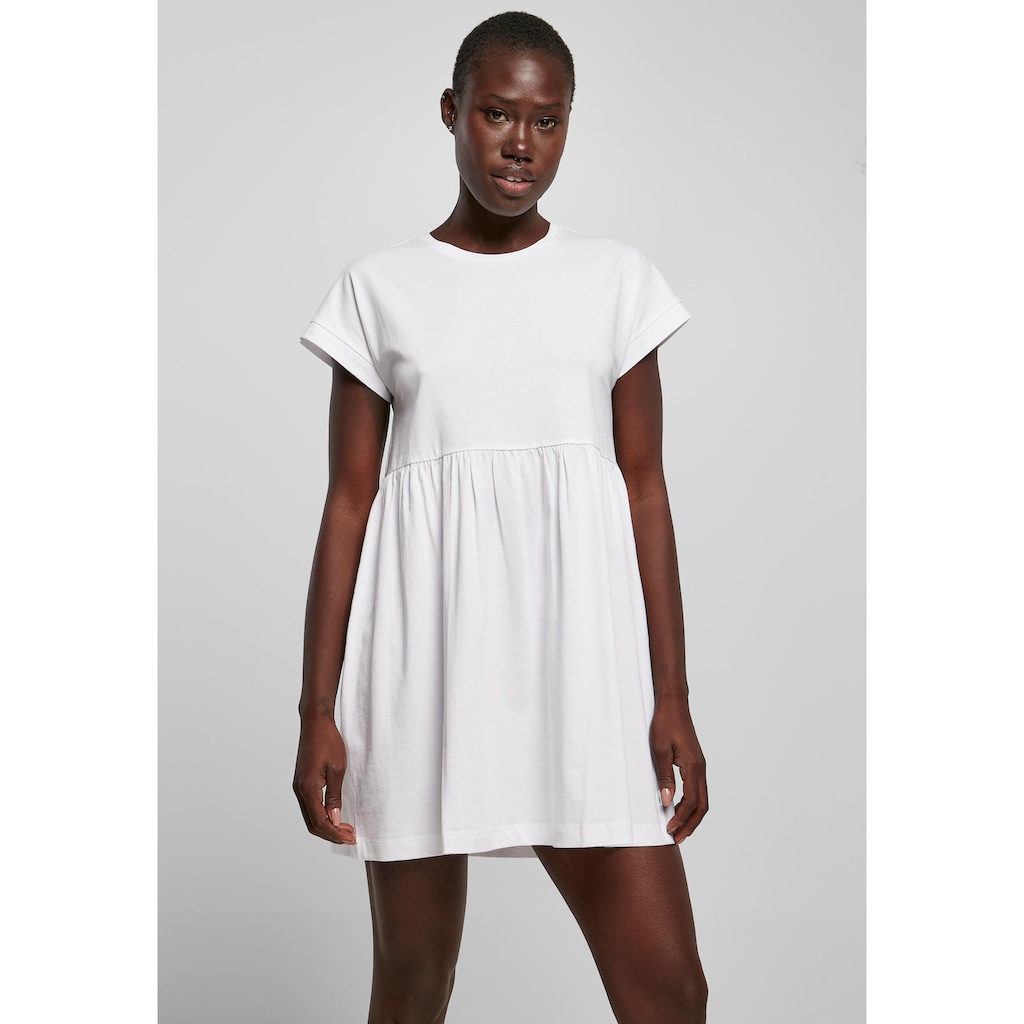 URBAN CLASSICS Shirtkleid »Urban Classics Damen Ladies Organic Empire Valance Tee Dress«, (1 tlg.)