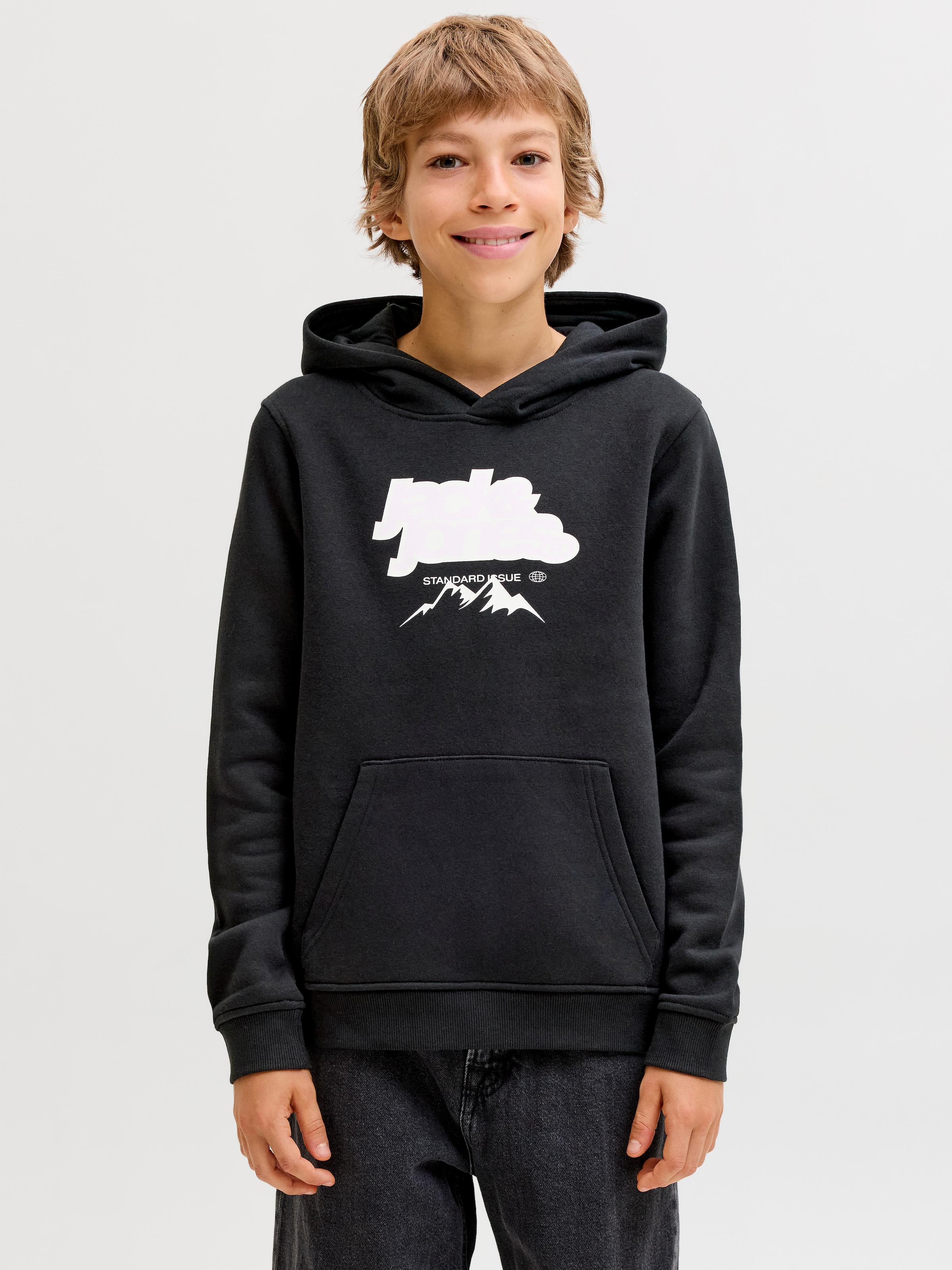 Jack & Jones Junior Kapuzensweatshirt »JCOFLARE FRONT SWEAT HOOD FST JNR«
