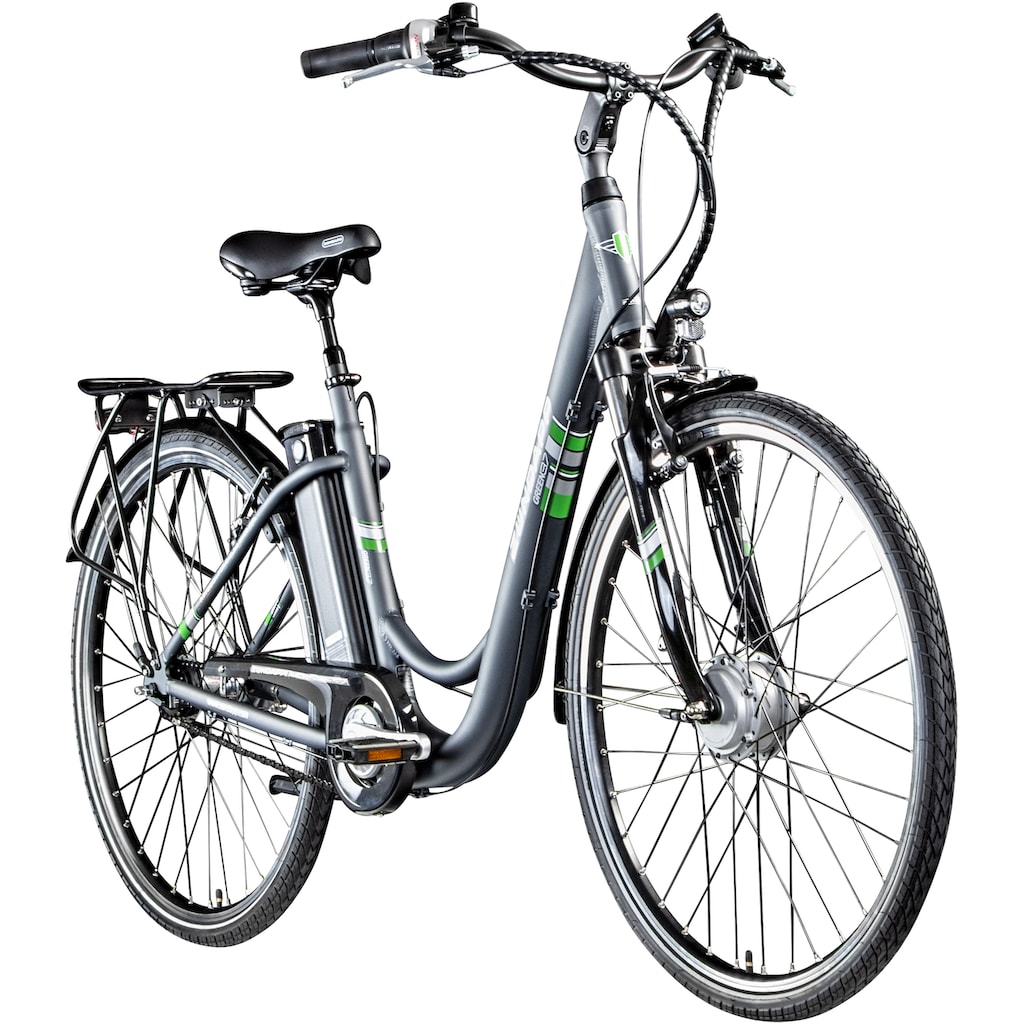 Zündapp E-Bike »Green 3.7«, 7 Gang, Frontmotor 250 W