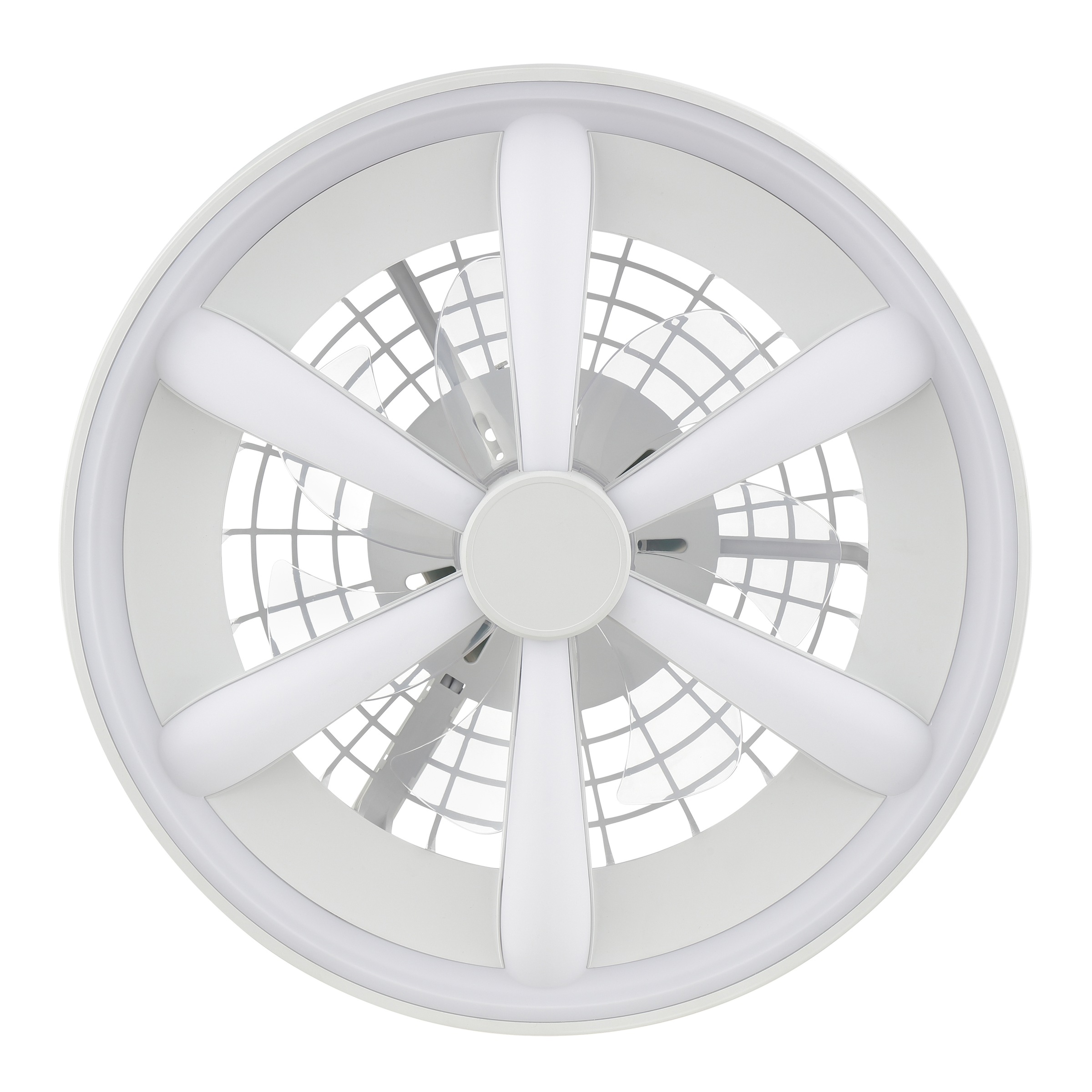 Brilliant LED Deckenleuchte »Gaiano«, 1 flammig, Ø 48cm mit Ventilator, 6400 lm, dimmbar, RGB, 2700-6500 K