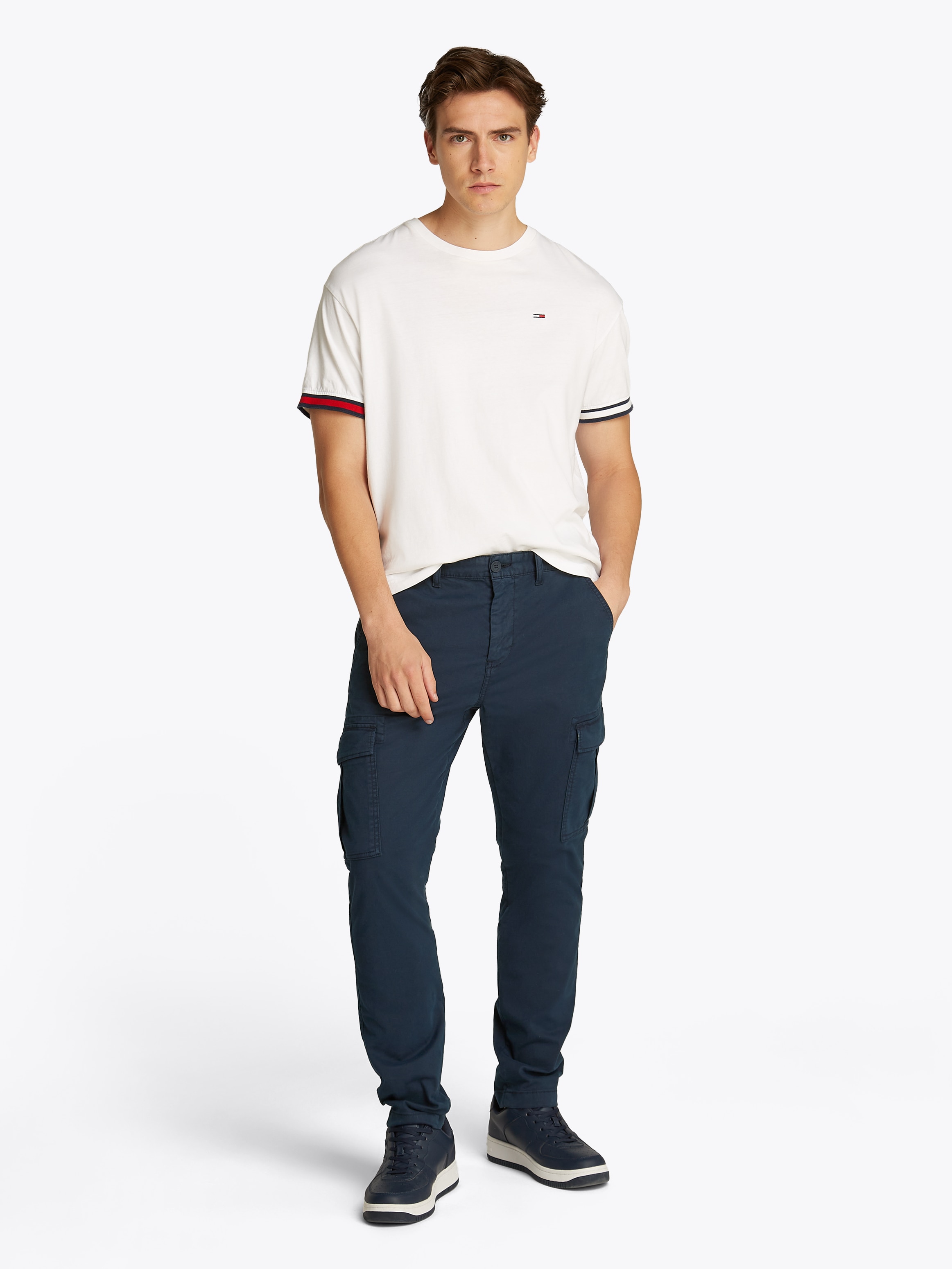 Tommy Jeans Cargohose »TJM AUSTIN CARGO«, mit Logostickerei