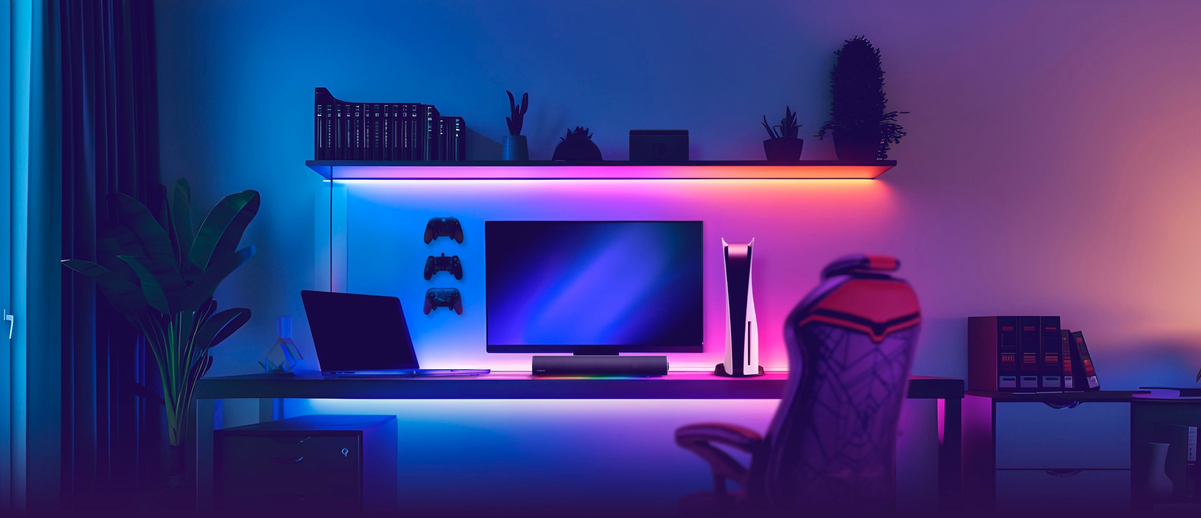 Creative Soundbar »Sound Blaster GS5 RGB Gaming, Bluetooth 5.3«, Kabelloses Streaming