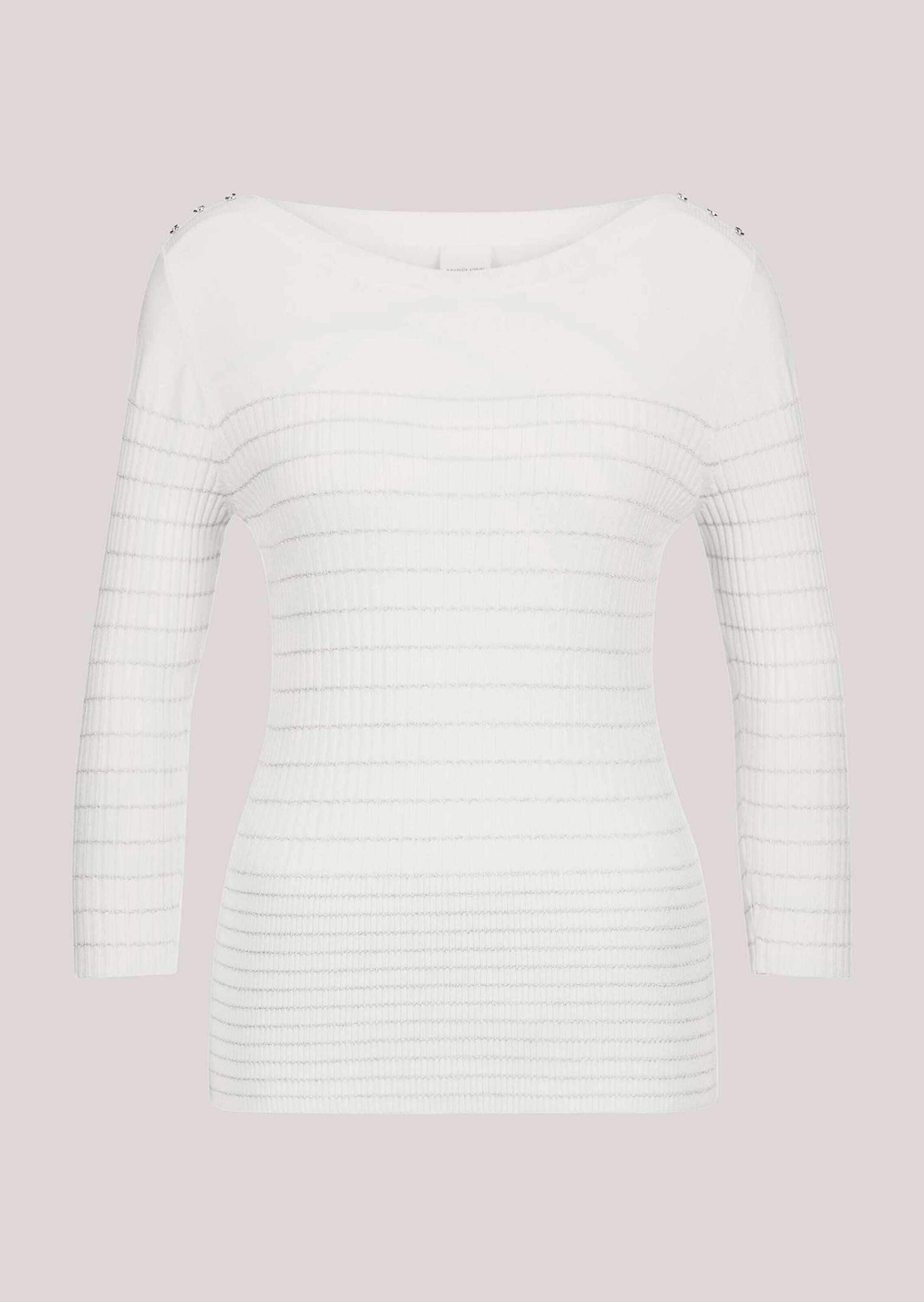 MADELEINE "Pullover Modischer Pullover mit Glanz, Halbarm"
