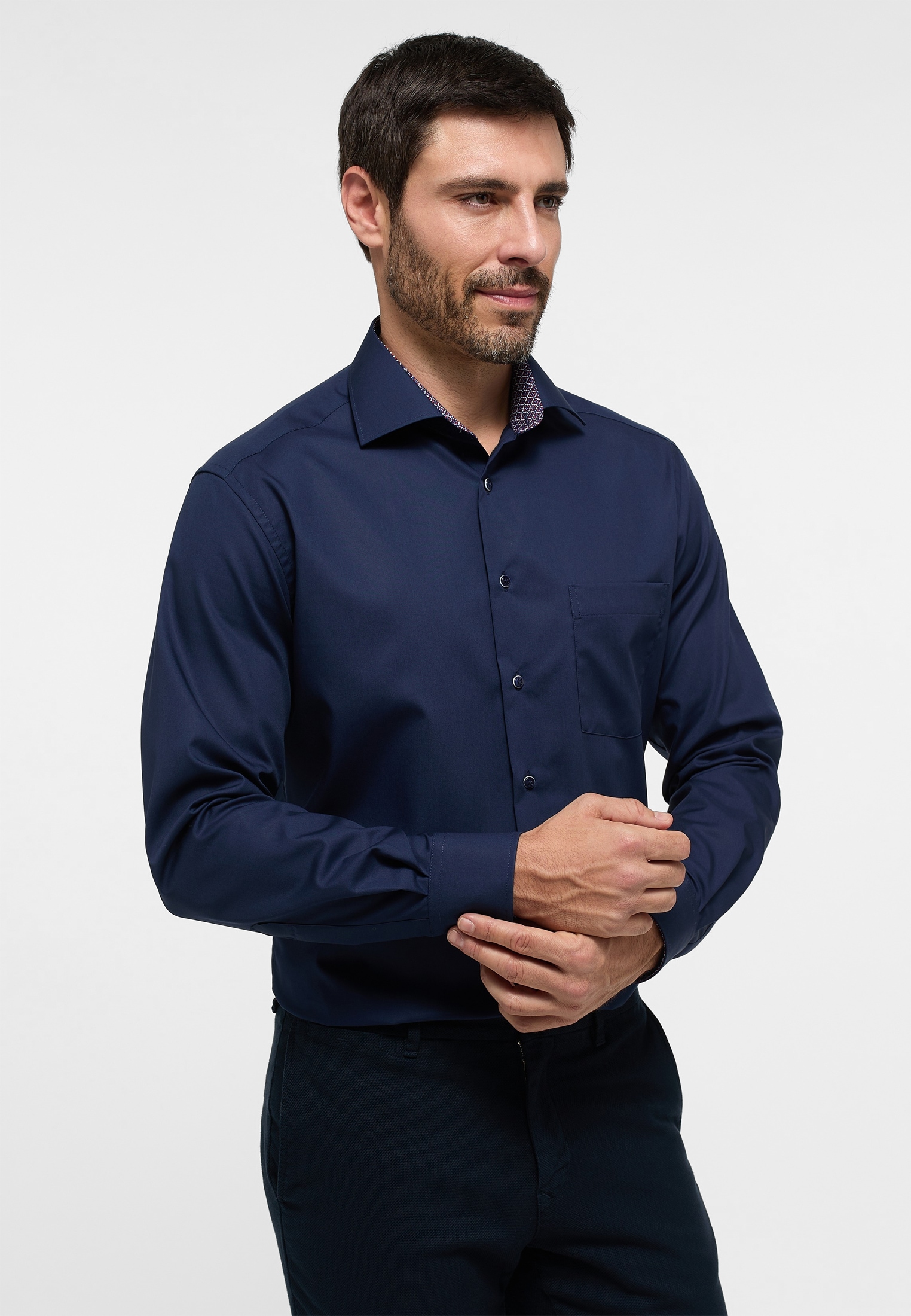 Eterna Langarmhemd "MODERN FIT" NON IRON (bügelfrei) günstig online kaufen