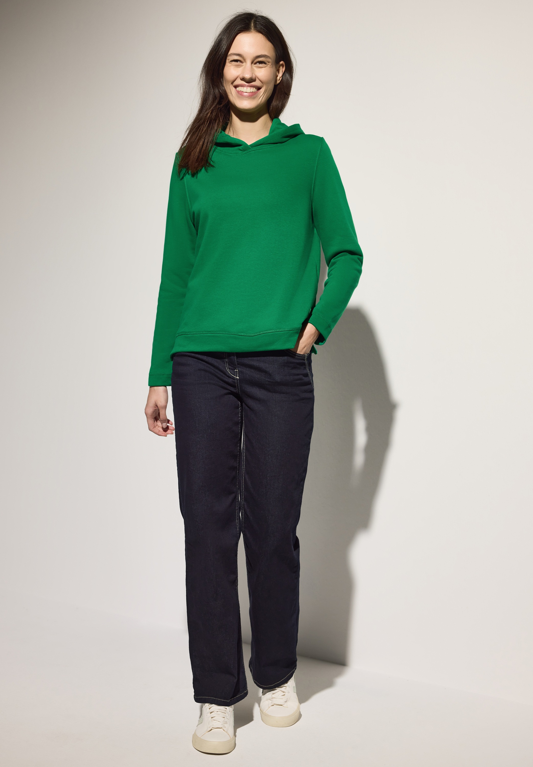 Cecil Hoodie, im soften Baumwoll-Mix
