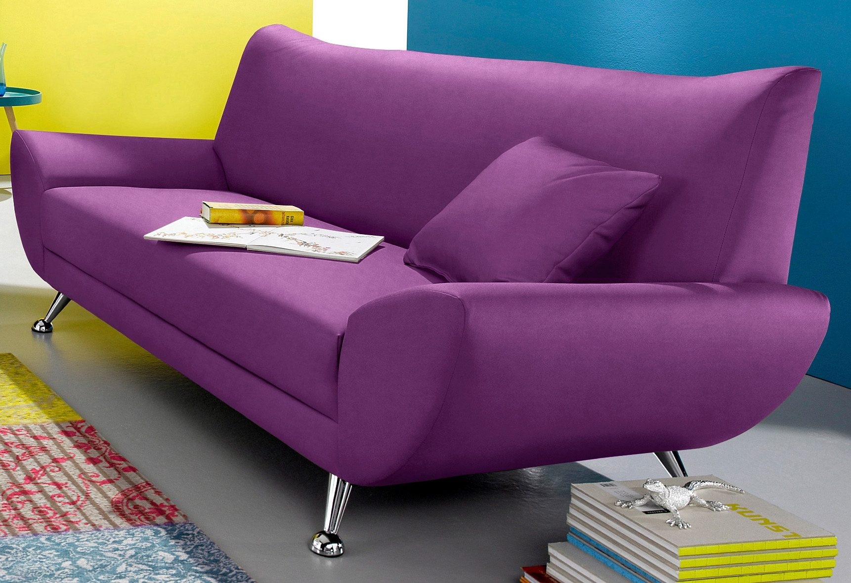 INOSIGN 3-Sitzer »Saltare elegant und komfortabel, toller Designfuß«