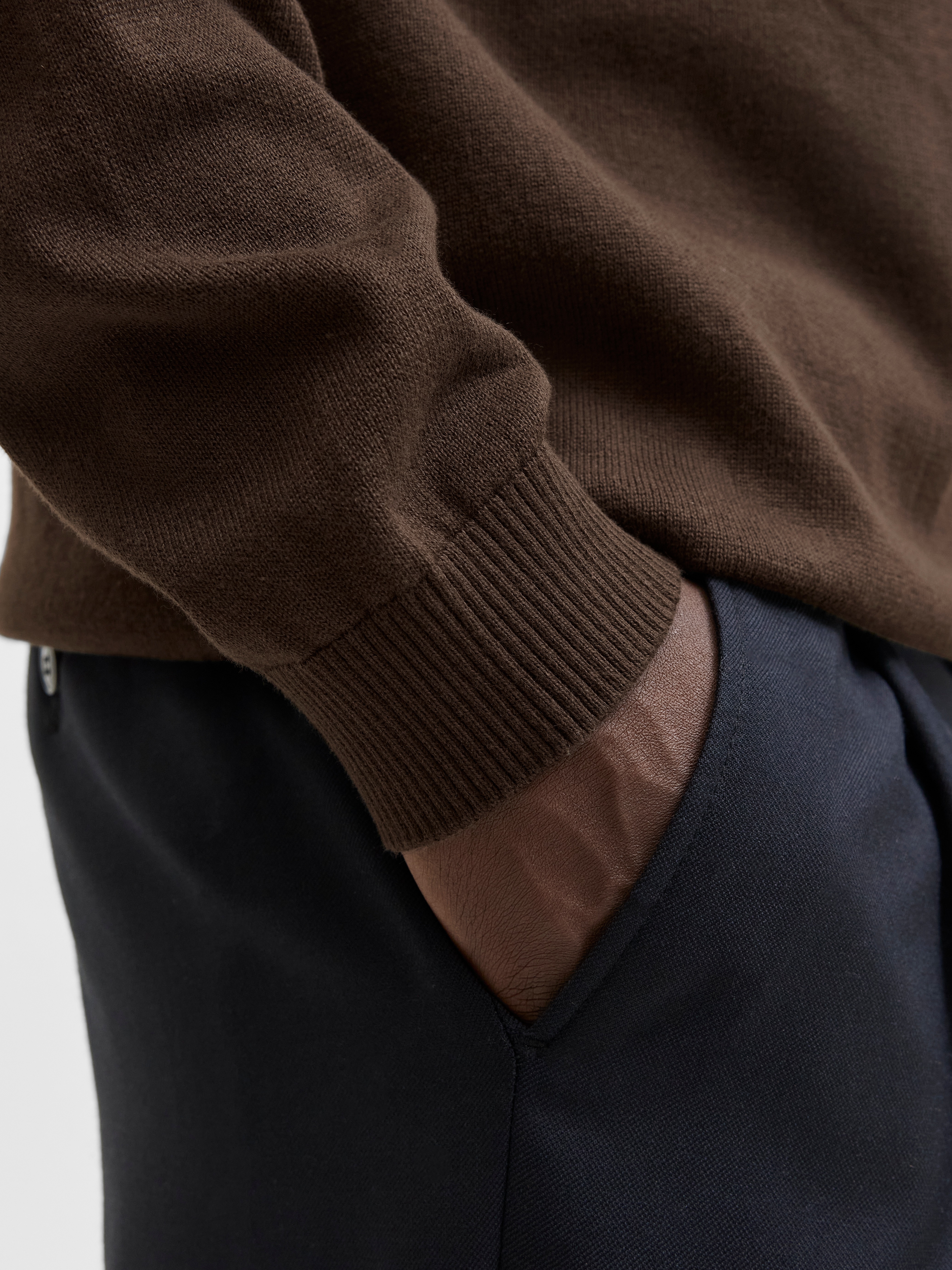 Thumbnail - Jack & Jones Rundhalspullover "JJEBASIC KNIT CREW NECK NOOS" mit Rundhalsausschnitt