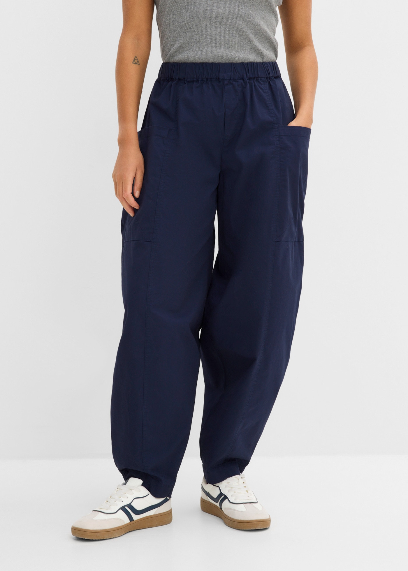 bonprix Pumphose extra weiter Schnitt, bequemer Bund, lockere Passform im Loose Fit