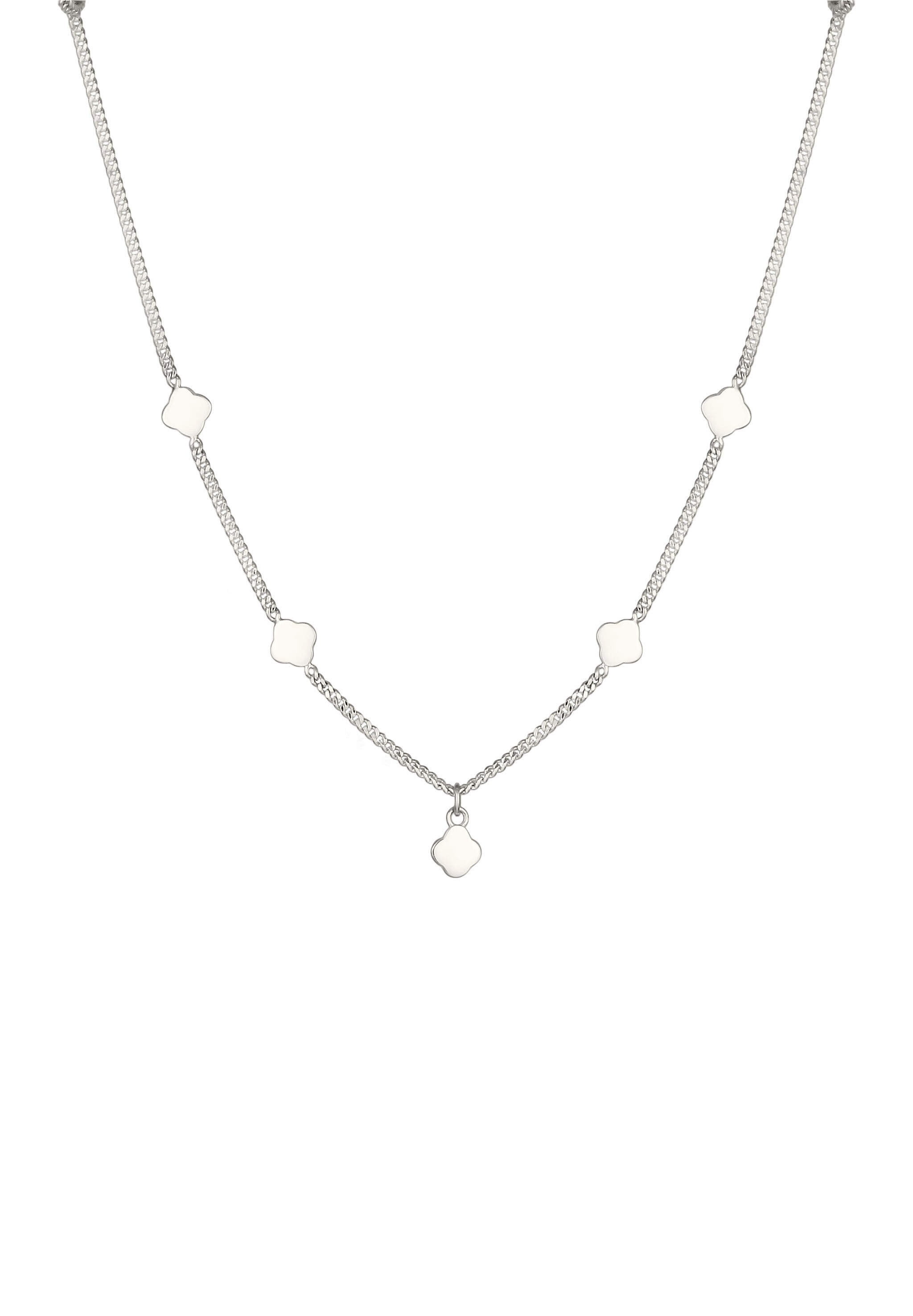 Kuzzoi Silberkette »Halskette Kleeblatt 925 Sterling Silber«