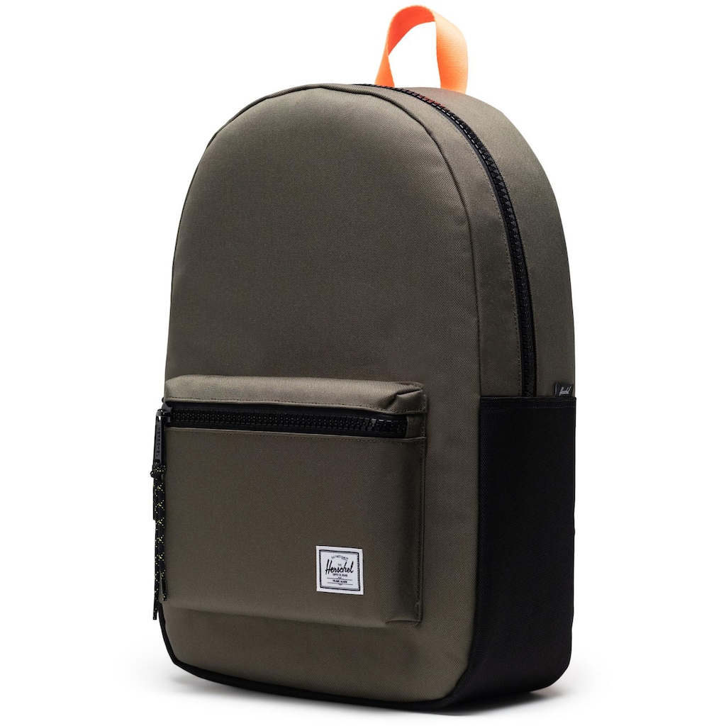 Herschel Laptoprucksack »Classic, Settlement, Ivy Green/Black/Shocking Orange«