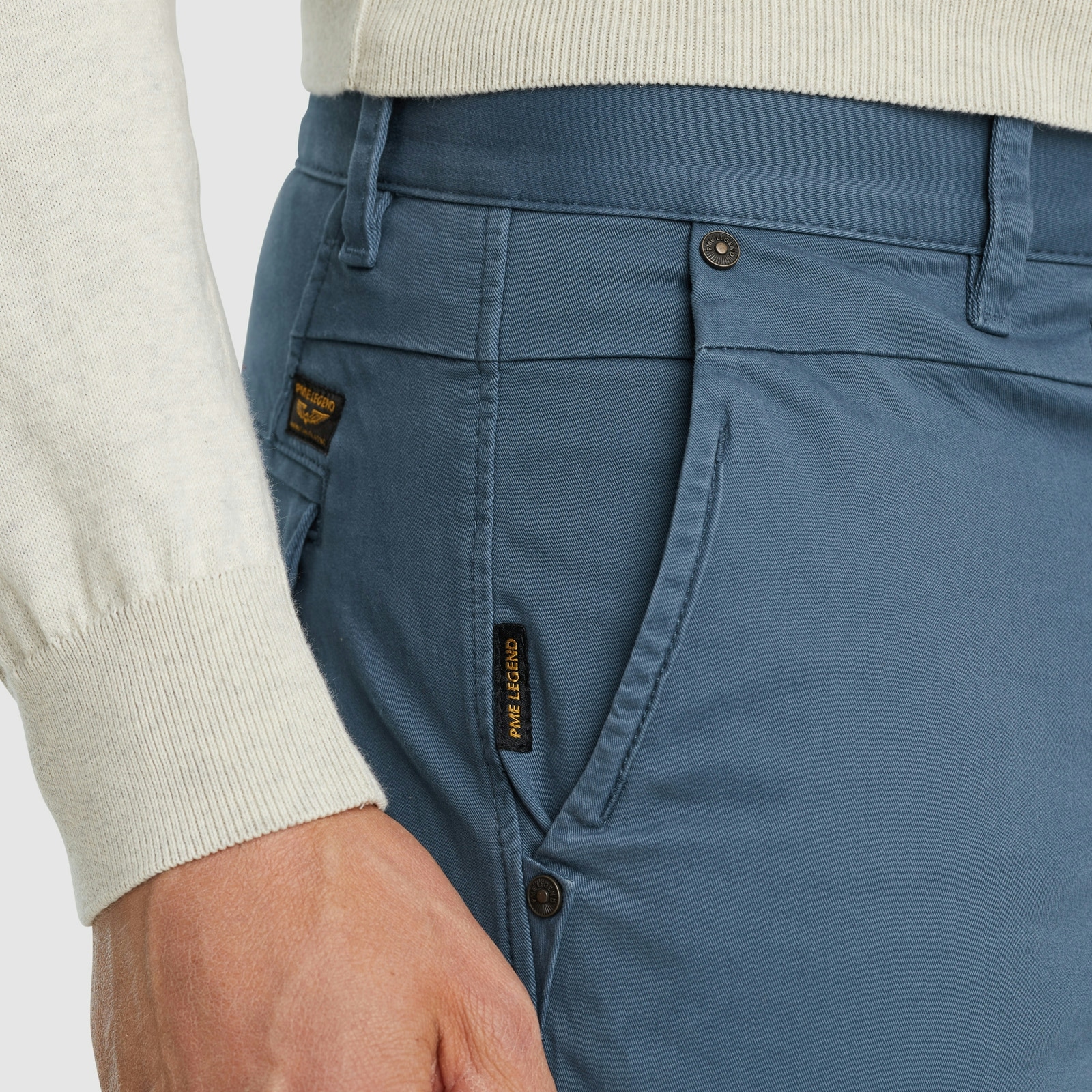 PME LEGEND Chinohose »TWIN WASP CHINO LEFT HAND STRETCH TWILL«