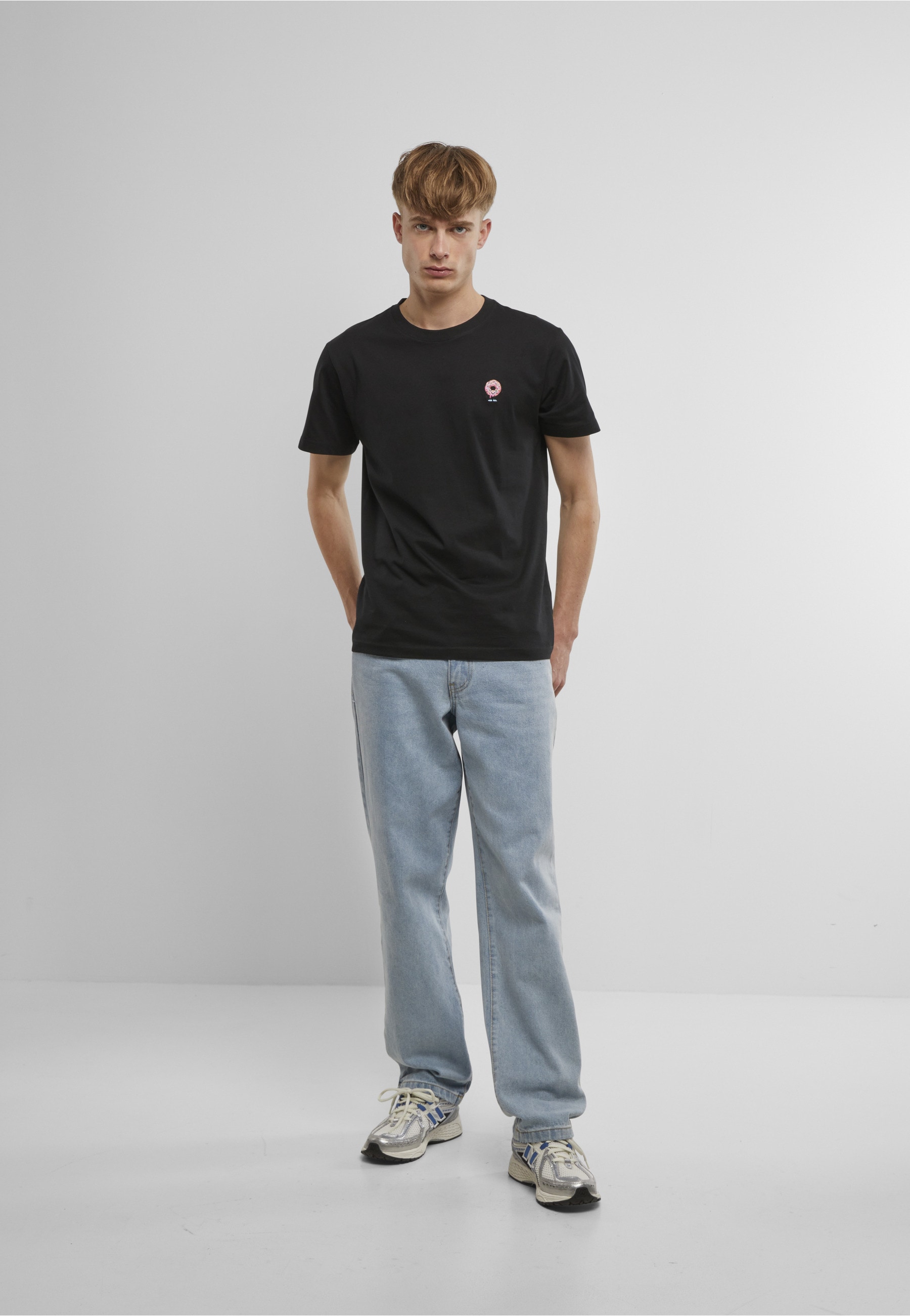 MisterTee T-Shirt »MisterTee Herren Donut Tee EMB« 1 Stk.