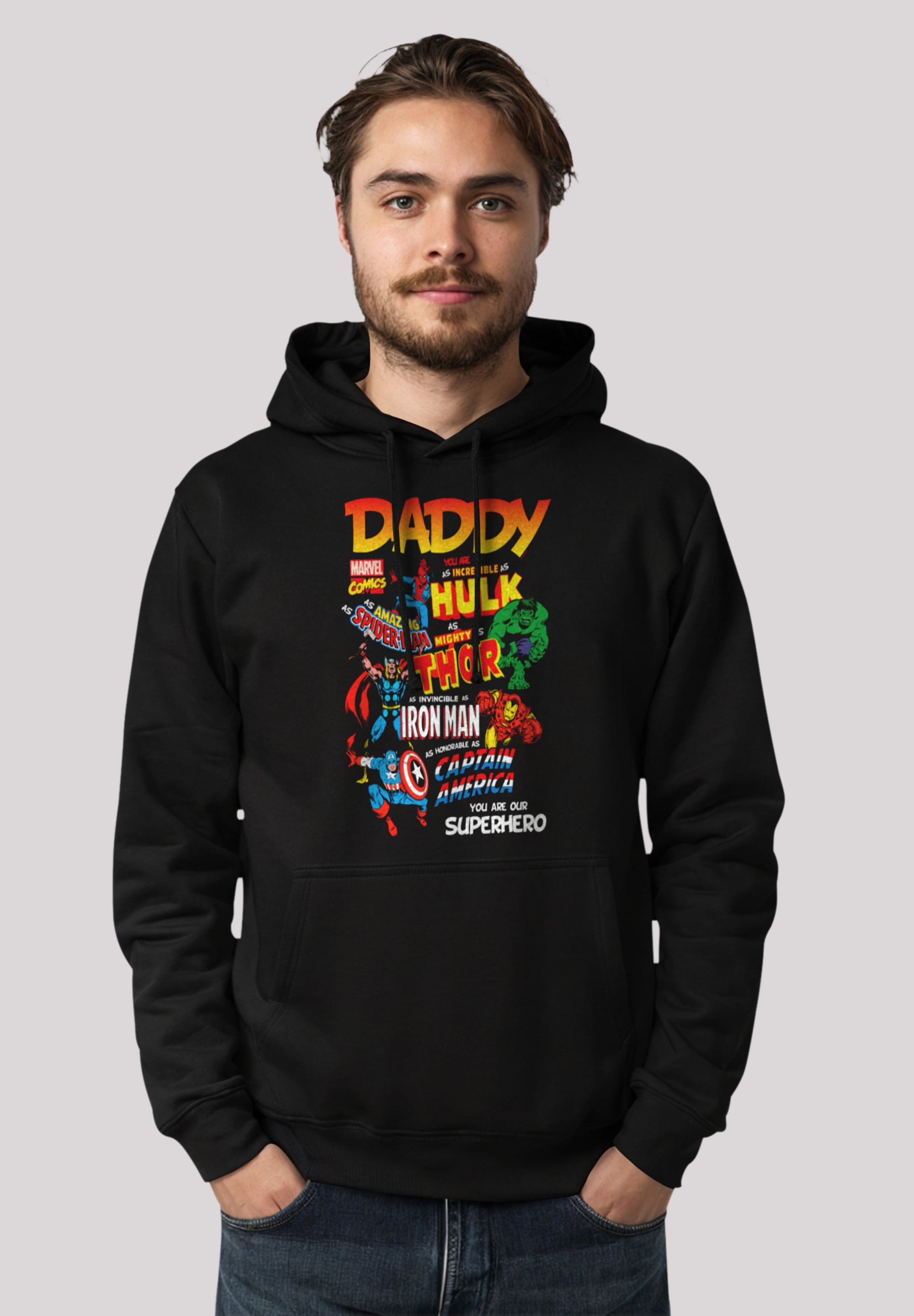 F4NT4STIC Kapuzenpullover "Marvel Comics Our Dad Superhero", Premium Qualit günstig online kaufen